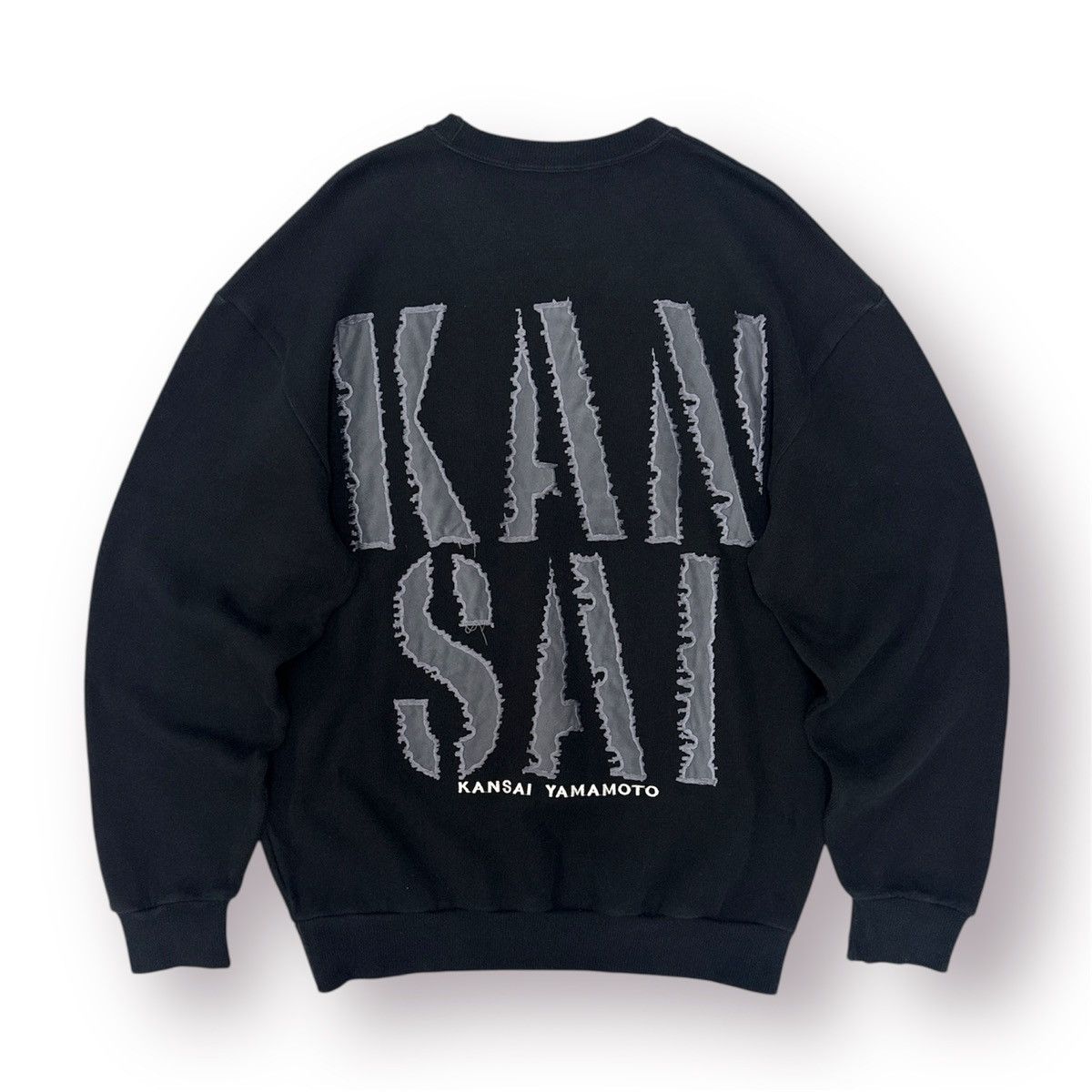 Kansai Yamamoto 🔥 Archive Japan KANSAI Yamamoto Embroided Backhit Logo Sweat Size US M / EU 48-50 / 2 - 1 Thumbnail