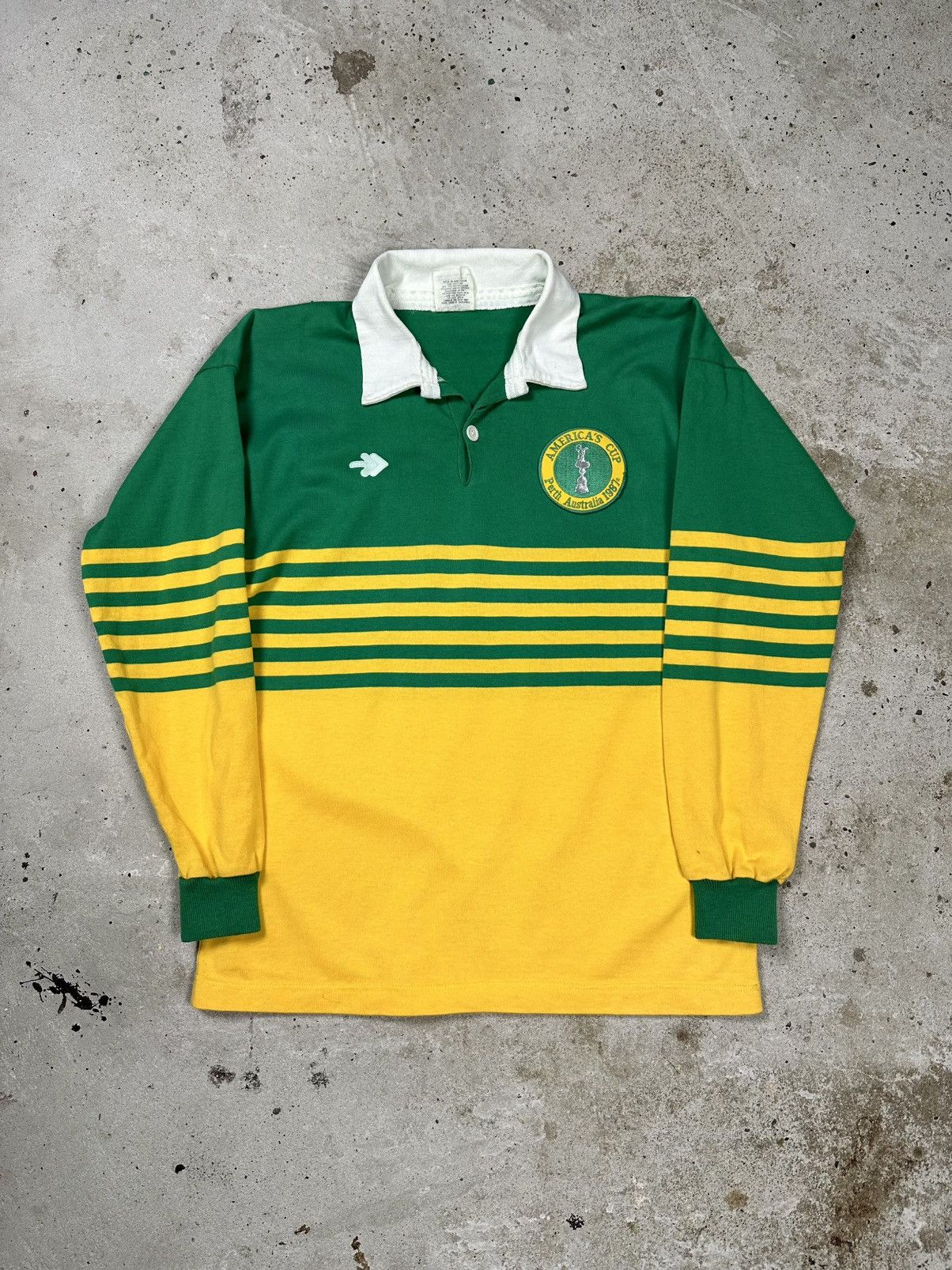 Vintage Vintage 1987 Peerless Perth Australia Polo Rugby Long Tee Size US M / EU 48-50 / 2 - 1 Thumbnail