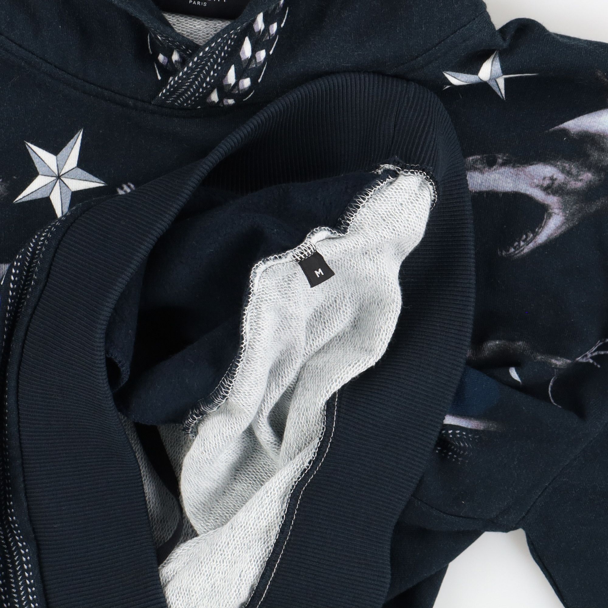 Givenchy Blue Shark Mermaid Print Hoodie Size US M / EU 48-50 / 2 - 8 Thumbnail