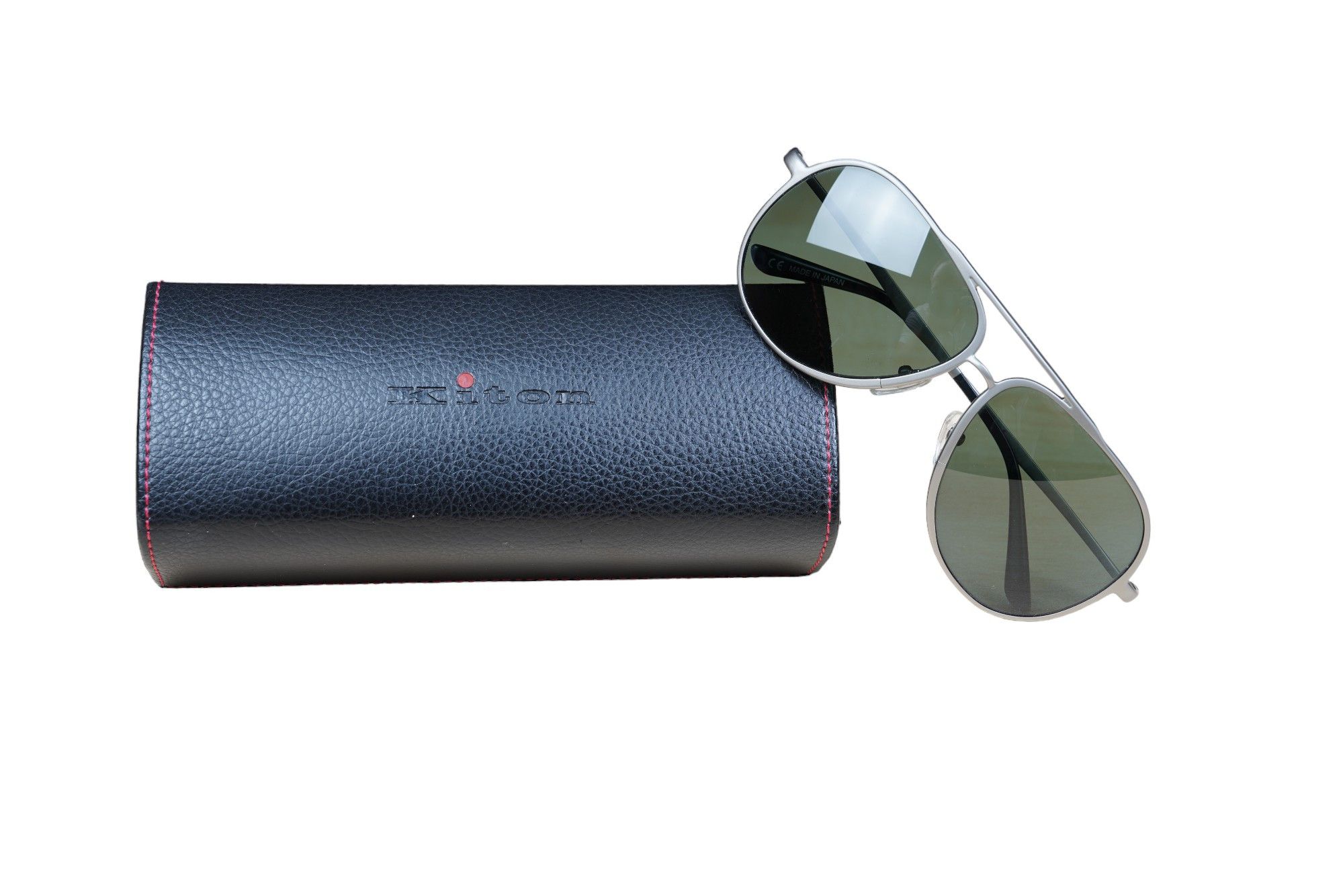 Kiton Kiton Sunglasses Titanium Silver Sunglasses VESUVIO Aviator Size ONE SIZE - 5 Thumbnail