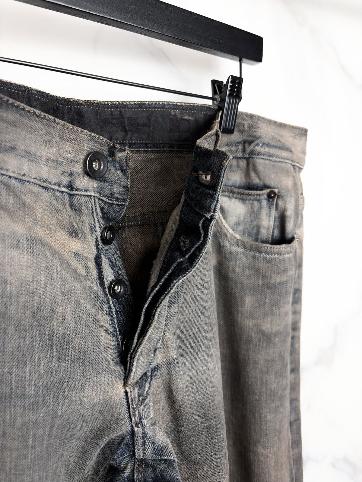 Rick Owens Rick Owens Archive DNA Dust Detroit Denim Jeans Olmar Size US 38 / EU 54 - 8 Thumbnail