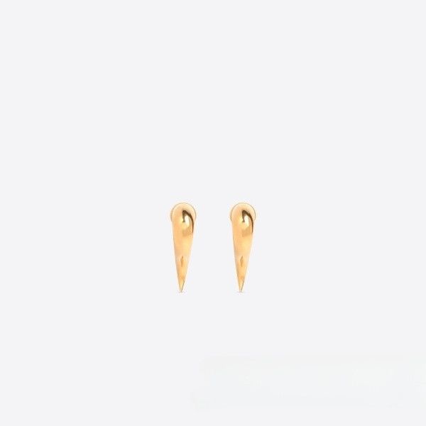 Balenciaga o1bcso1str0225 Size: OS / Force Horn Earrings in Gold Size ONE SIZE - 3 Thumbnail