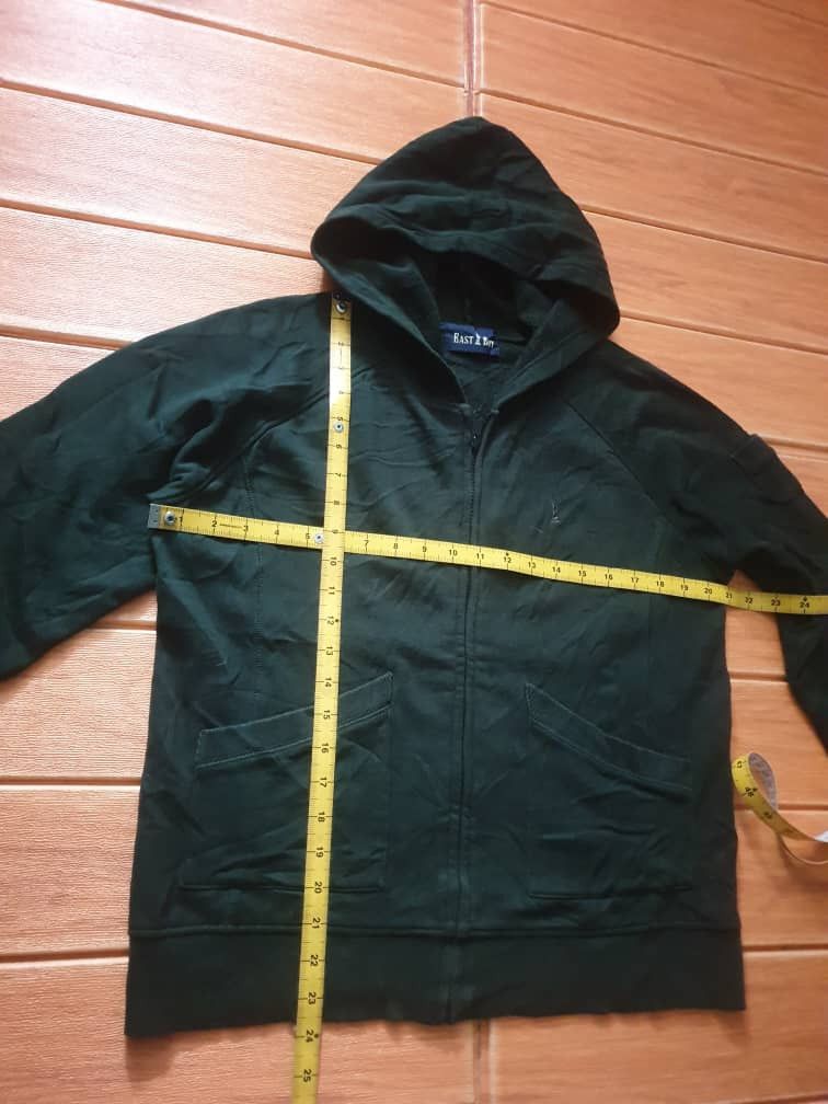 Japanese Brand East boy green colour hoodie sweater Size US S / EU 44-46 / 1 - 7 Thumbnail