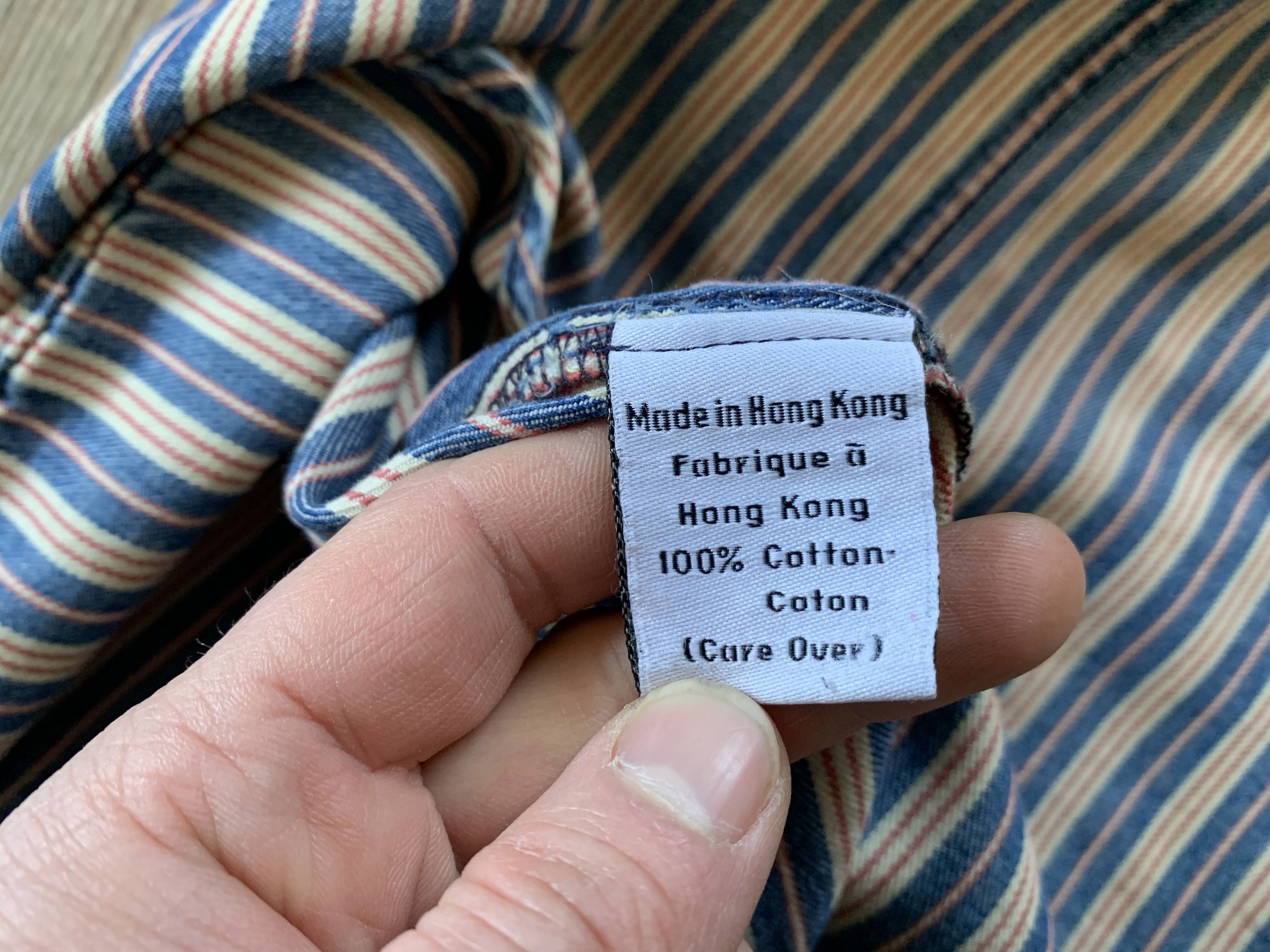 Calvin Klein × Vintage Vintage Calvin Klein Jeans Stripe Shirt Size US S / EU 44-46 / 1 - 9 Thumbnail