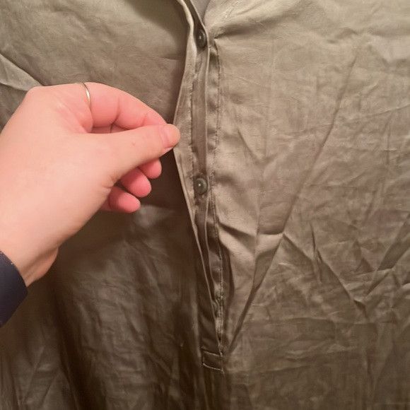 Chicos Chico's hidden half button polyester Lace Blouse Size 12 Size XL / US 12-14 / IT 48-50 - 3 Thumbnail