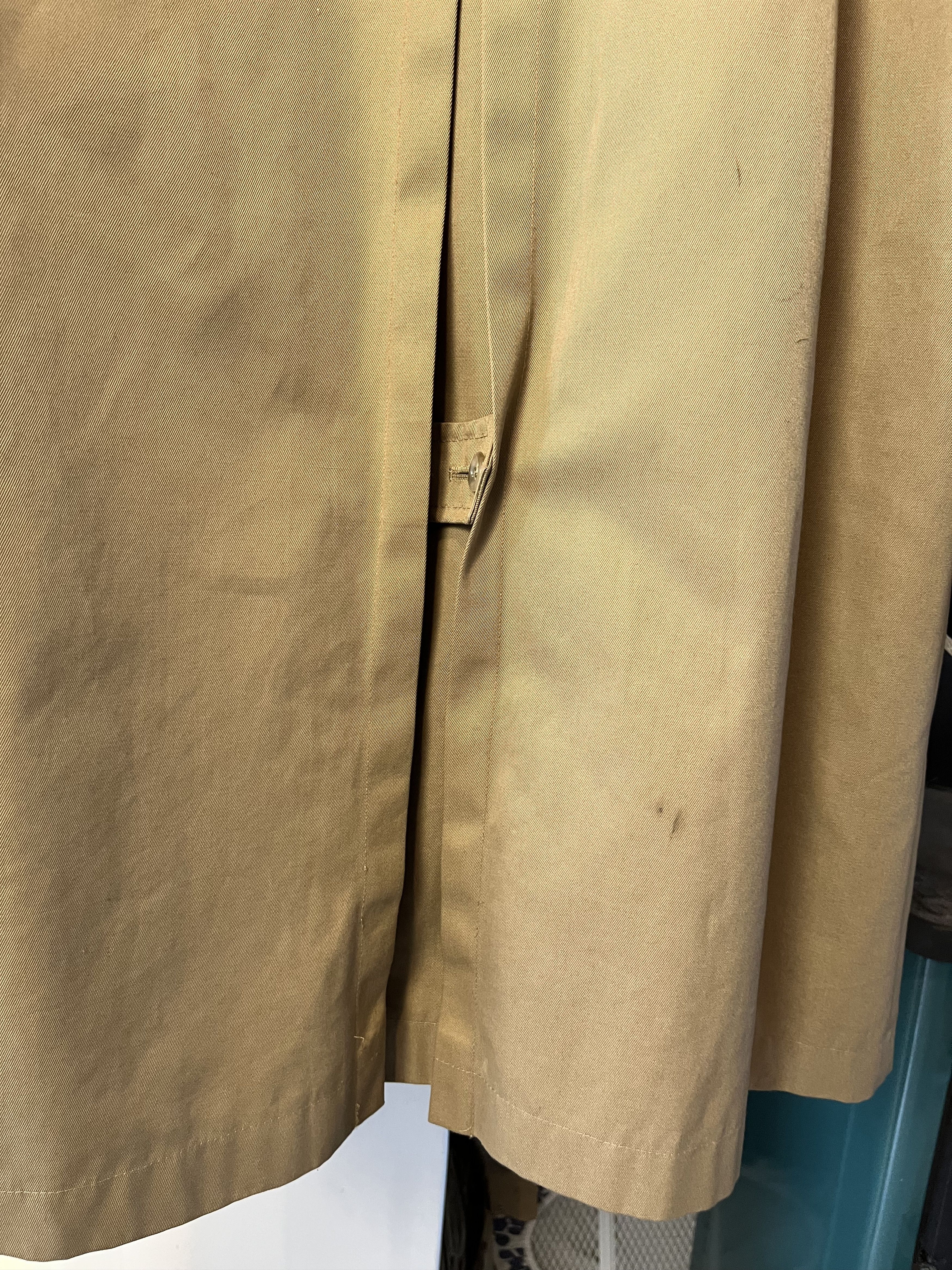 Vintage Vintage 90s Aquadane Casual Beige Wool Trenchcoat Size US L / EU 52-54 / 3 - 7 Thumbnail