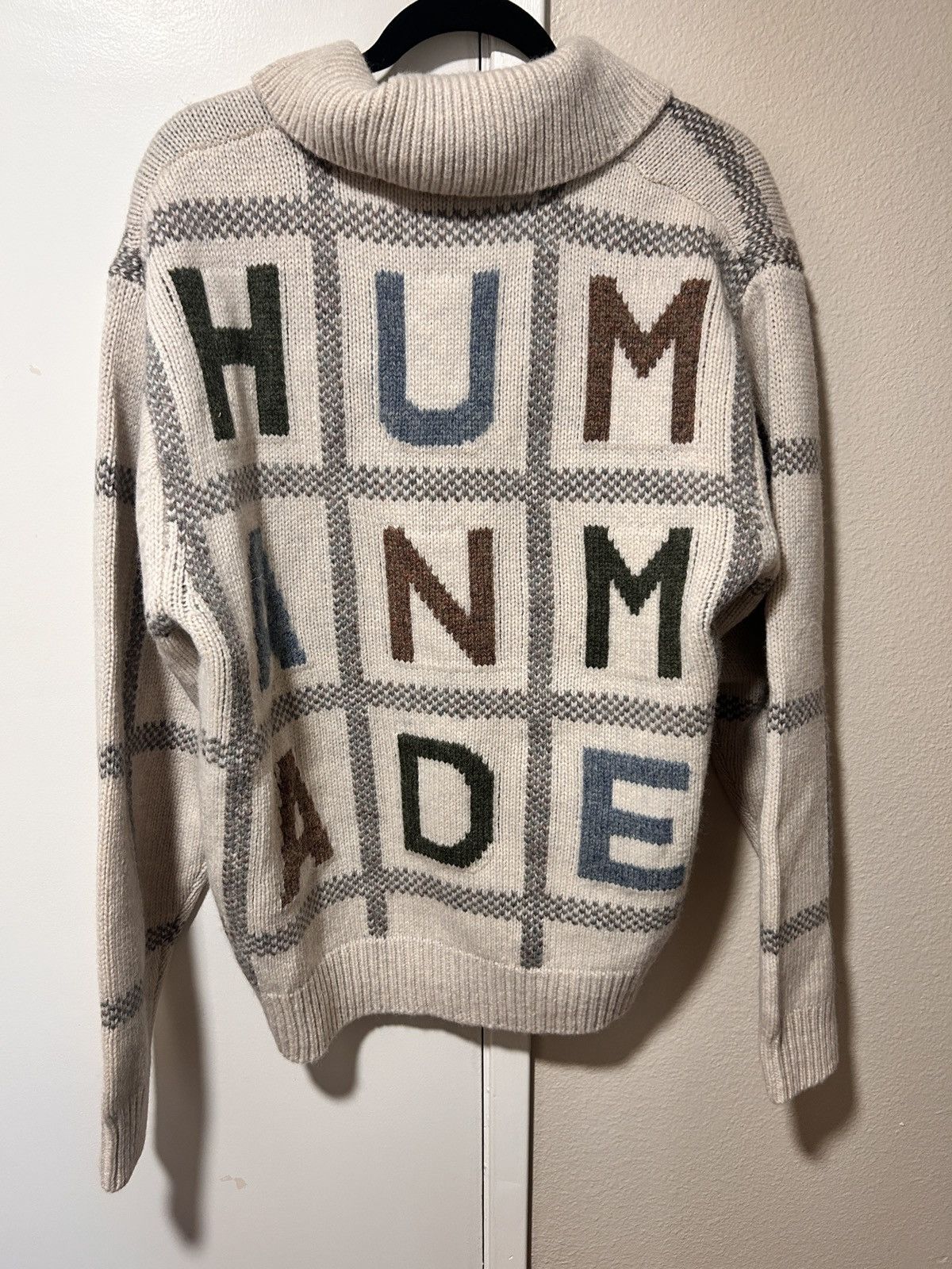 Human Made HUMAN MADE ANIMAL HALF-ZIP KNIT SWEATER White Size US L / EU 52-54 / 3 - 5 Thumbnail