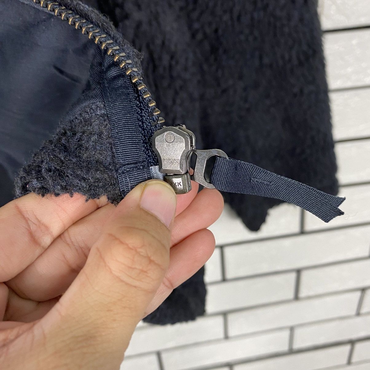 Vintage Wool Bomber Jacket High Collar Uniqlo Undercover