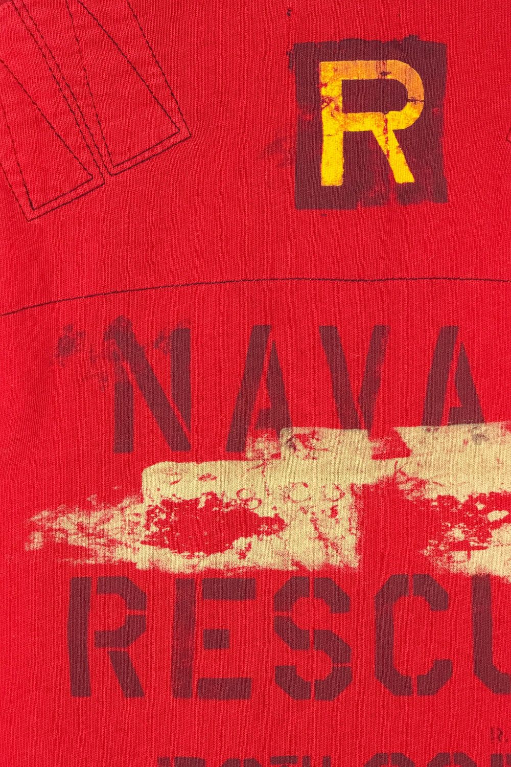 Polo Ralph Lauren ss07 PRL Naval Rescue Flight Deck Commander Rugby shirt Size US M / EU 48-50 / 2 - 15 Thumbnail