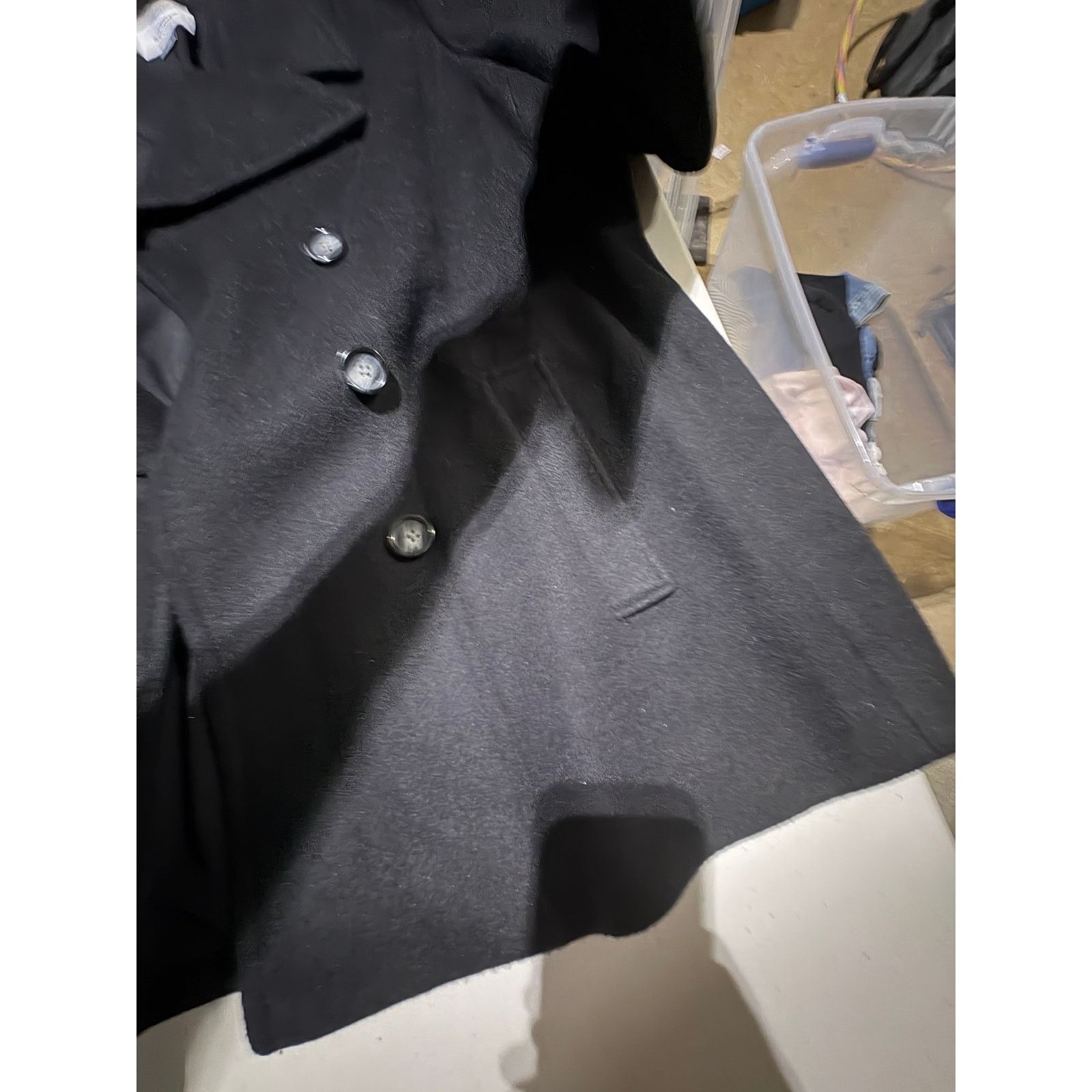 Old Navy Old Navy Women’s XL Black Peacoat Wool Blend Jacket Size XL / US 12-14 / IT 48-50 - 5 Thumbnail