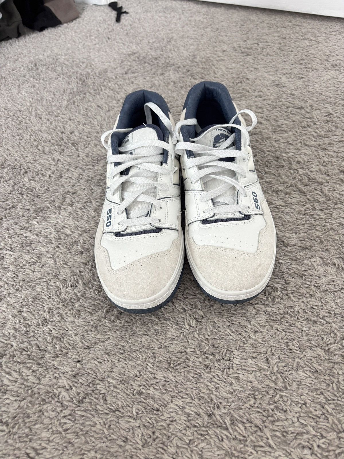 New Balance New Balance 500 White Vintage Indigo WORN ONCE Size US 11 / EU 44 - 2 Thumbnail