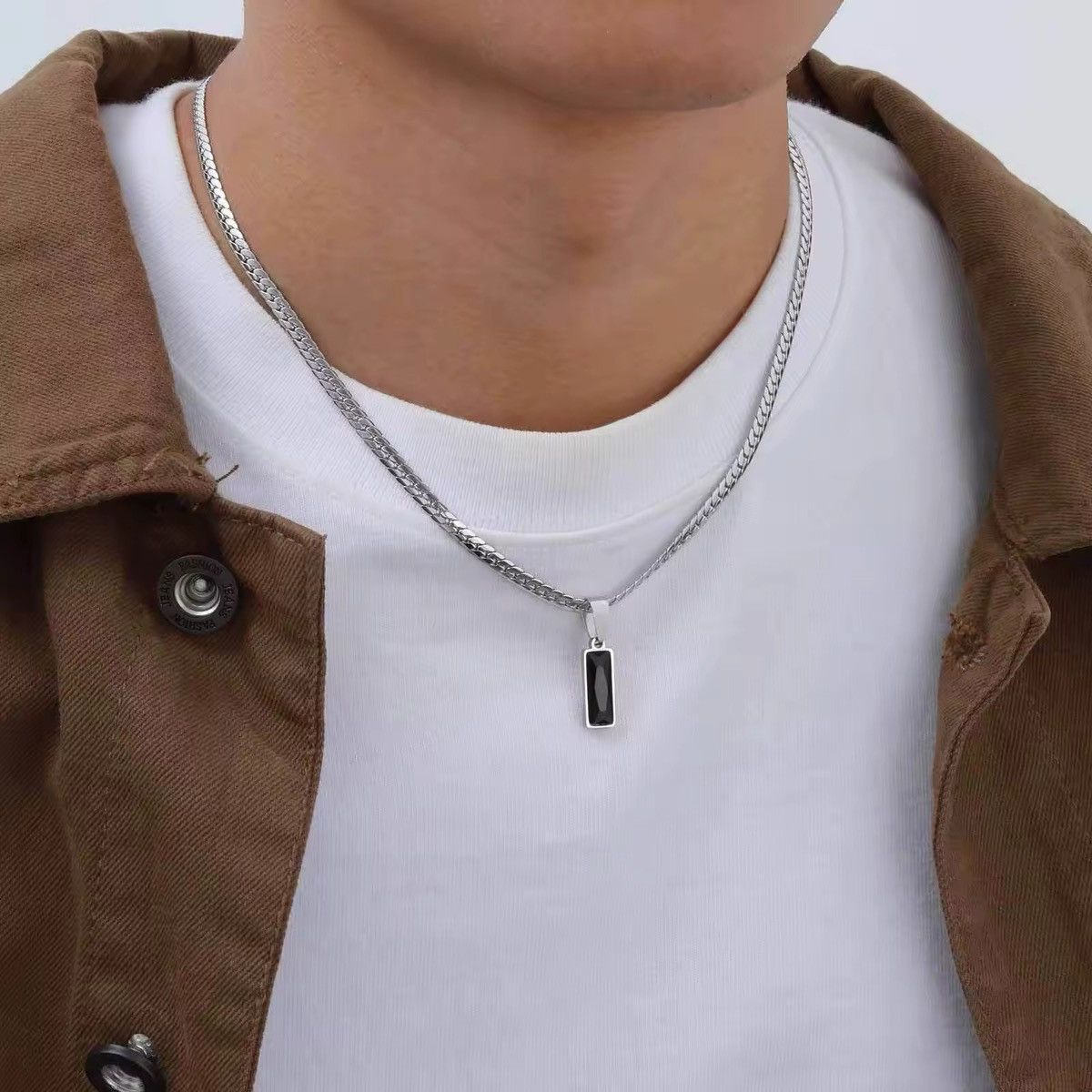 Jewelry Stylish Black Stone Necklaces Size ONE SIZE - 1 Thumbnail