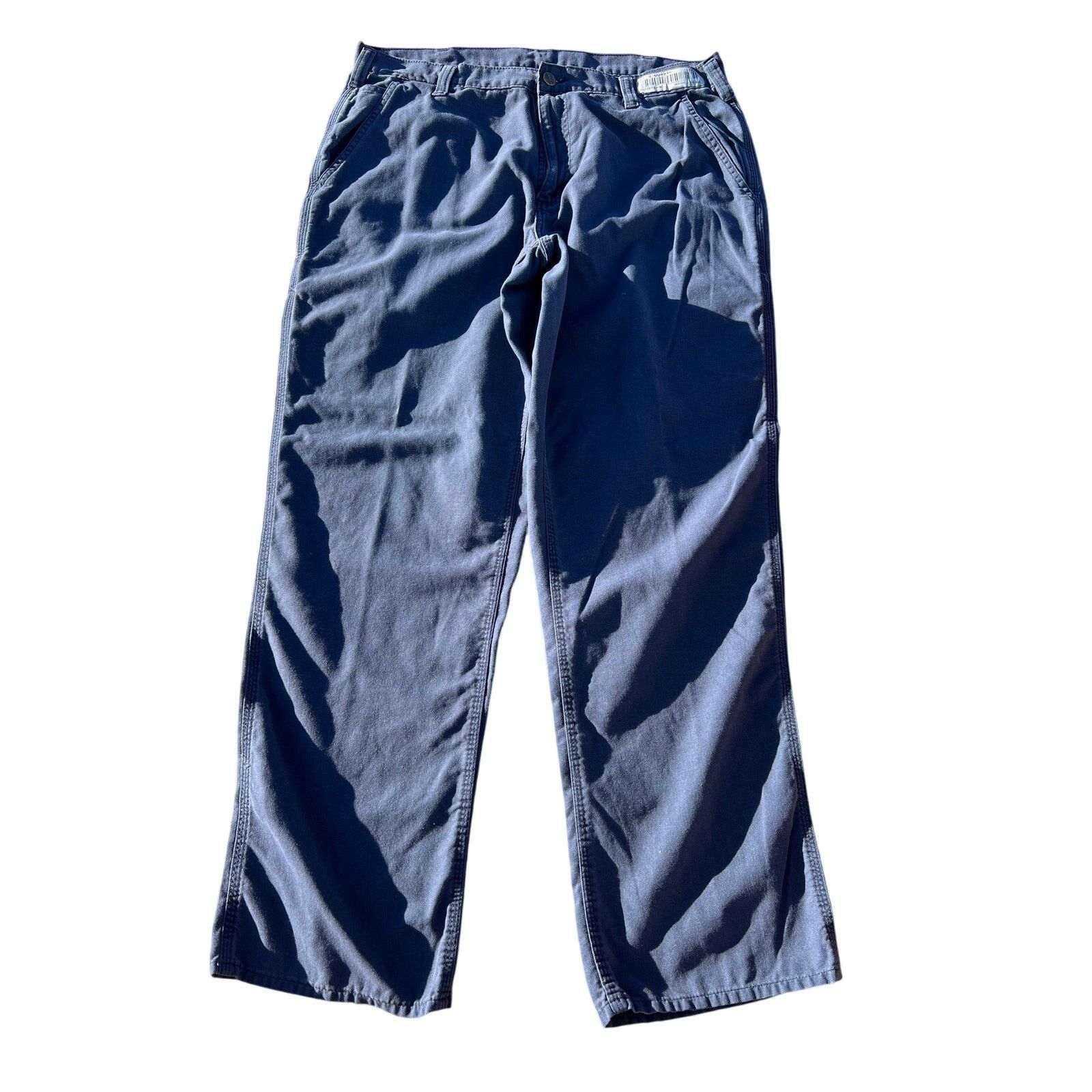 Carhartt Carhartt Men's Carpenter Pants 36 Navy Soft Canvas Dungaree Size US 36 / EU 52 - 1 Thumbnail
