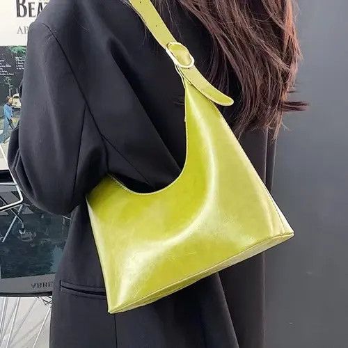 Japanese Brand × Vintage Versatile and trendy green armpit bag Size ONE SIZE - 4 Thumbnail