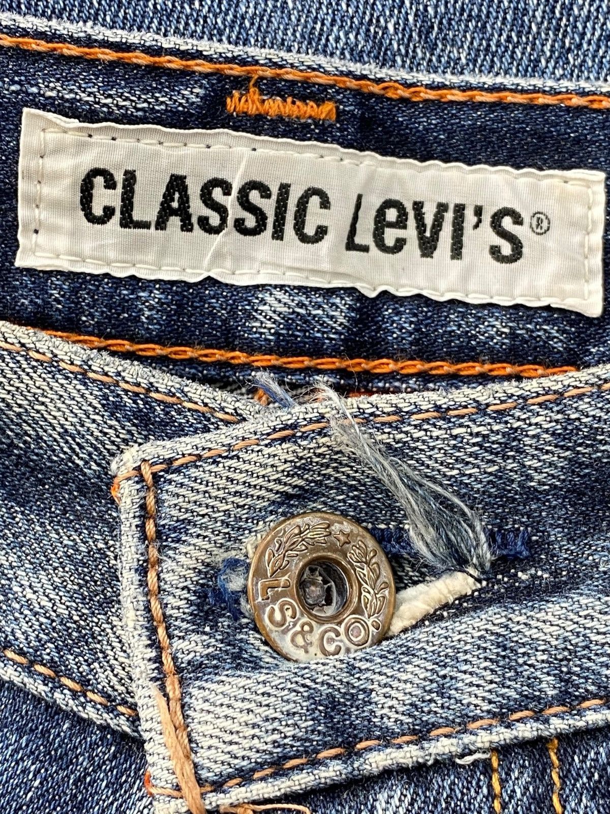 Levi's Levi’s Mud Wash Style Straight Leg Jeans Size US 32 / EU 48 - 10 Thumbnail