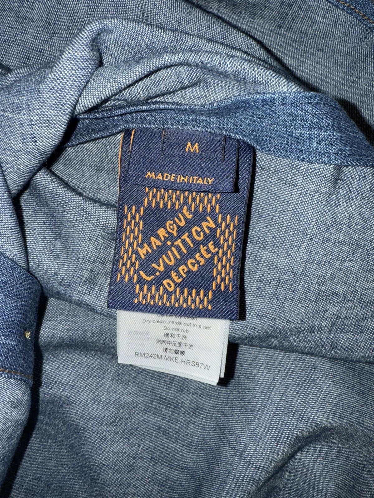 Louis Vuitton Louis Vuitton Short-Sleeved Cotton Chambray Shirt Size US M / EU 48-50 / 2 - 6 Thumbnail