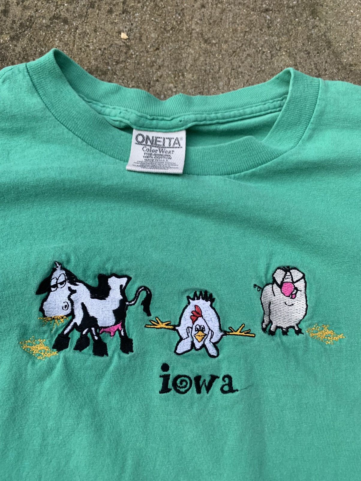 Vintage Vintage Farm Animal Longsleeve Shirt Single Stiched Size US XL / EU 56 / 4 - 2 Thumbnail