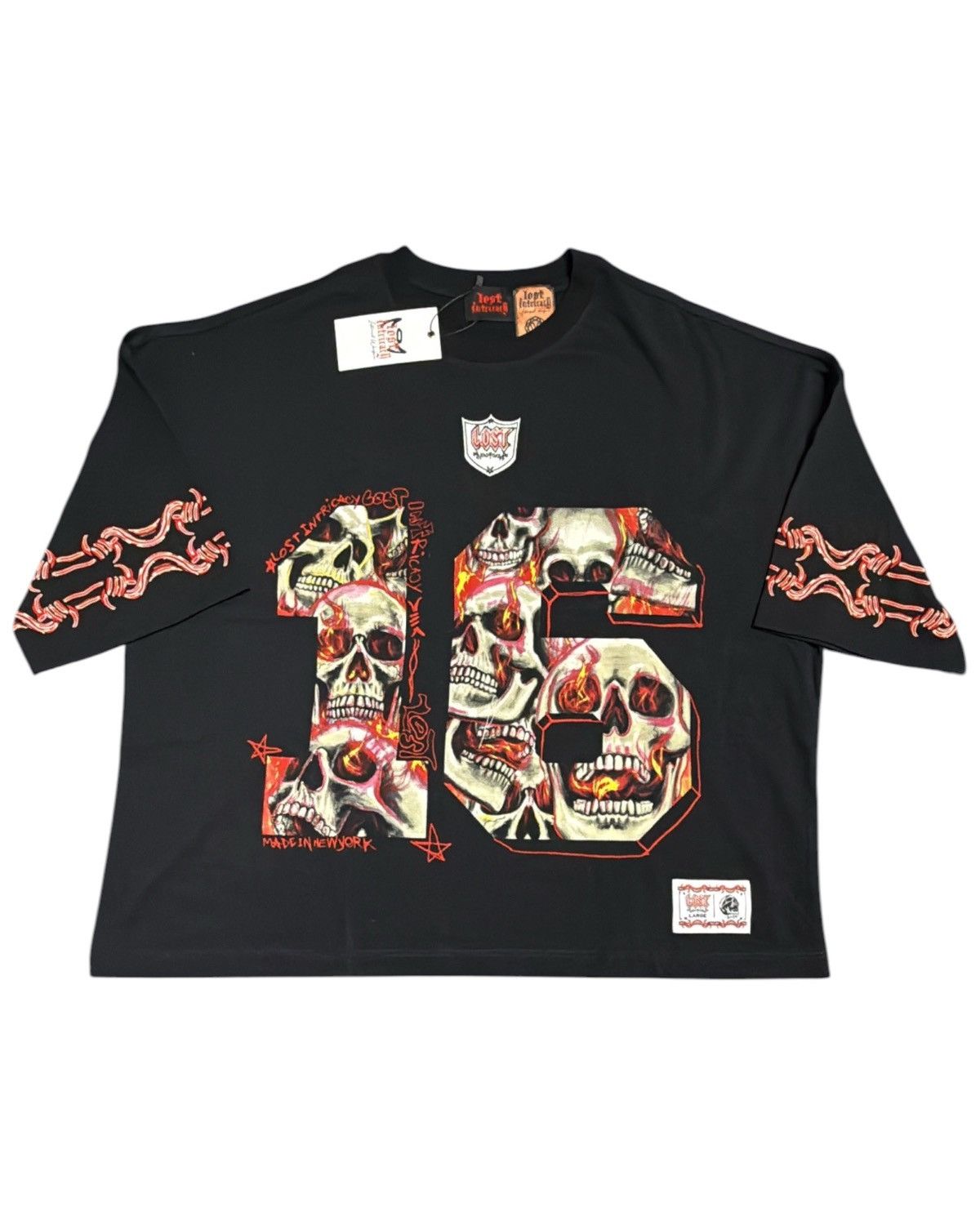 LOST INTRICACY Lost Intricacy Black [20]16 Jersey Large Size US L / EU 52-54 / 3 - 1 Thumbnail