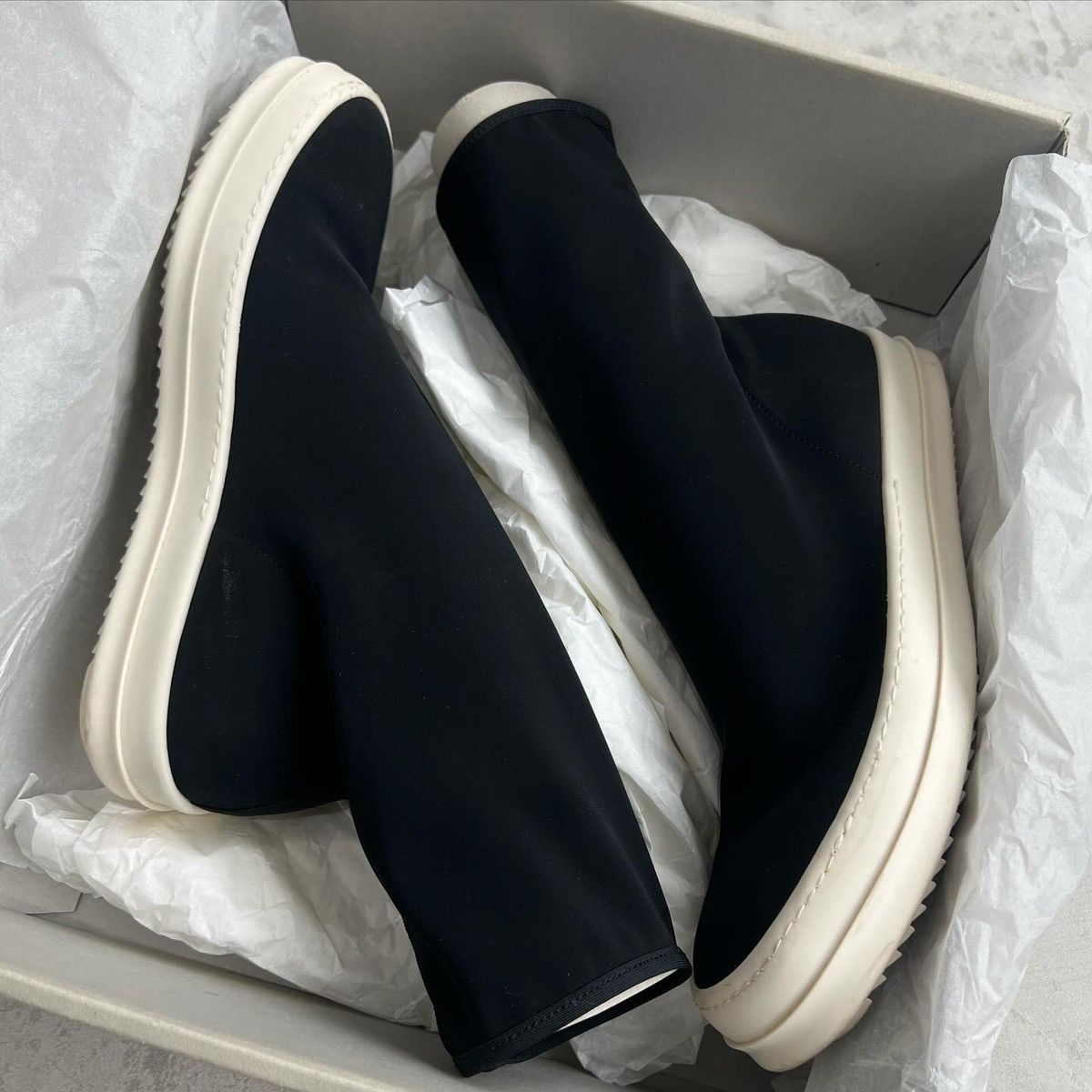 Rick Owens Drkshdw Rick Owens Drkshdw Scuba Sock Boots Size US 10 / EU 43 - 5 Thumbnail