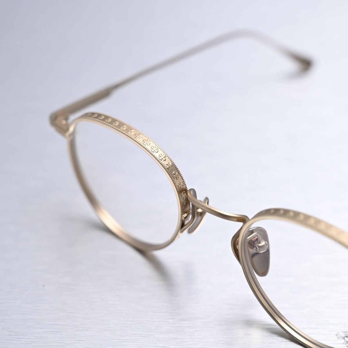 Chrome Hearts CHROME HEARTS THICK GOLD PLATED/ MATTE GOLD PLATED GLASSES Size ONE SIZE - 4 Thumbnail