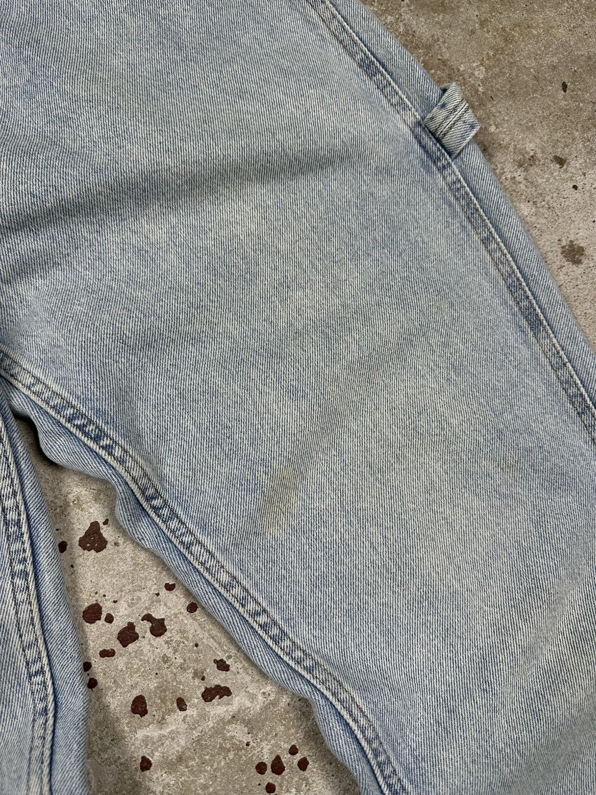 Karl Kani Vintage Y2K Karl Kani Carpenter Baggy Distressed Denim Pants Size US 31 - 7 Thumbnail
