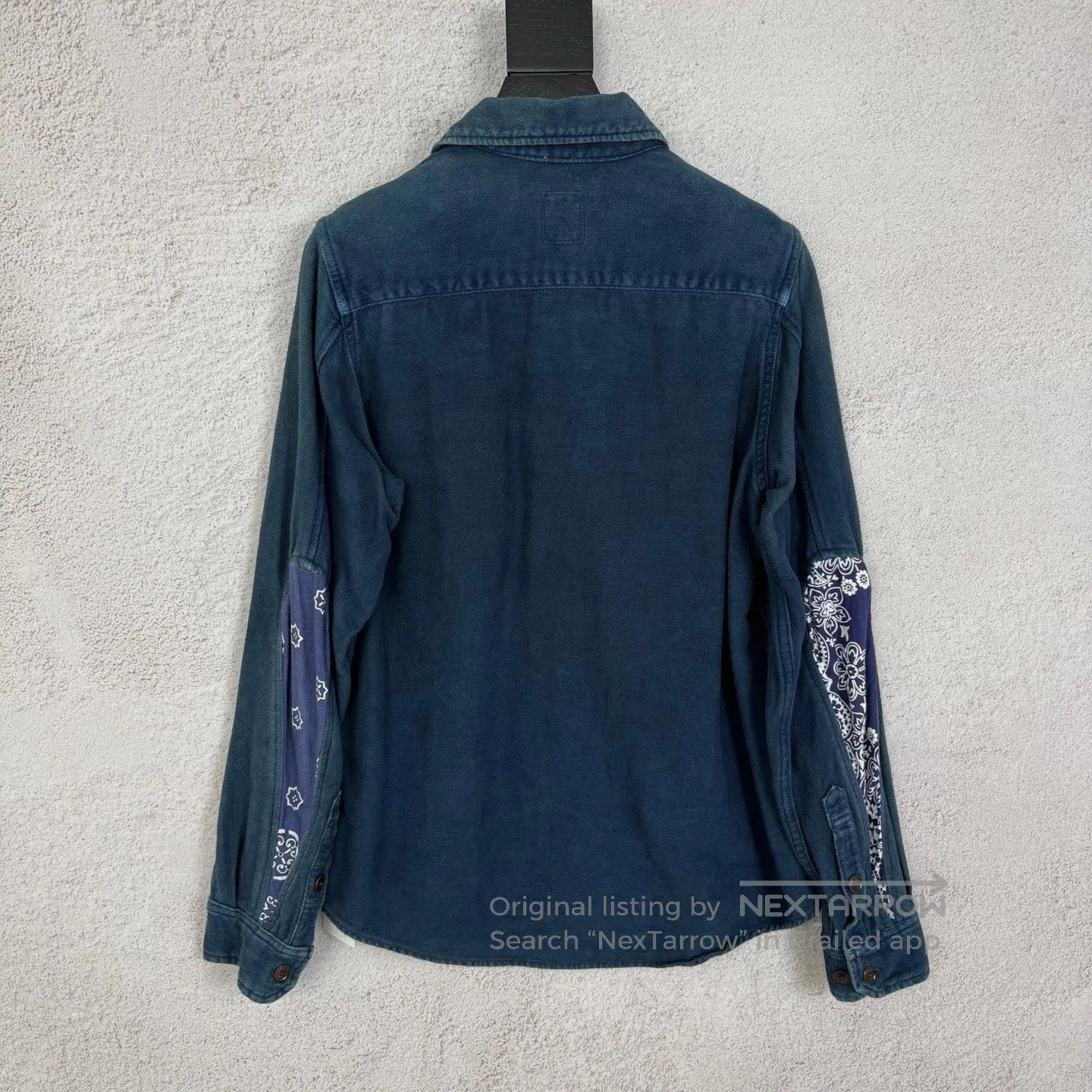 Visvim visvim Oxford cloth water-drop pattern cashew blossom shir Size US S / EU 44-46 / 1 - 2 Thumbnail