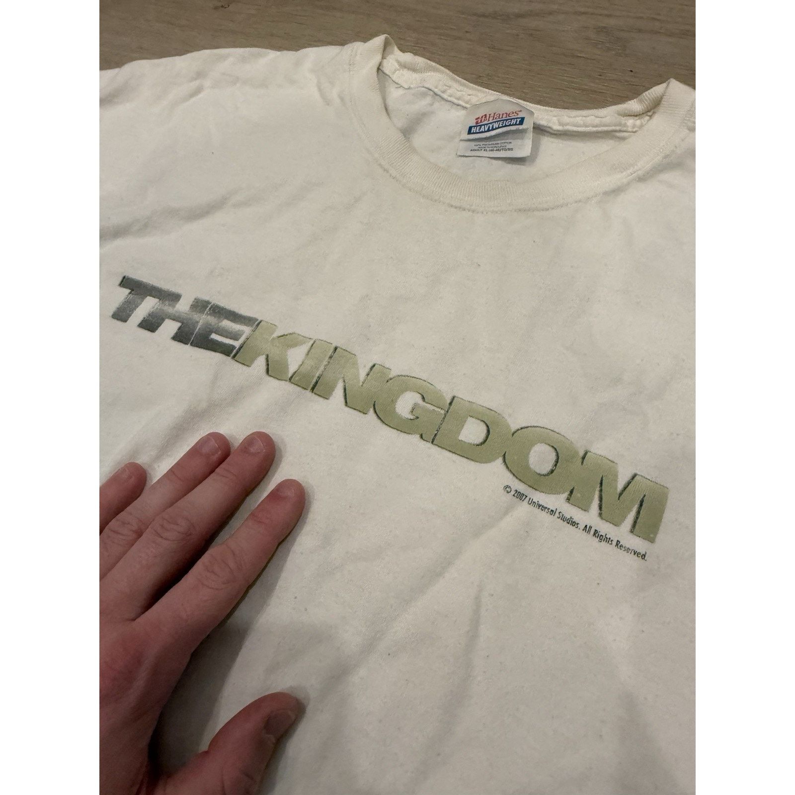 Hanes The Kingdom Shirt XL 2007 Universal Studios Movie Promo Tee Size US XL / EU 56 / 4 - 3 Thumbnail