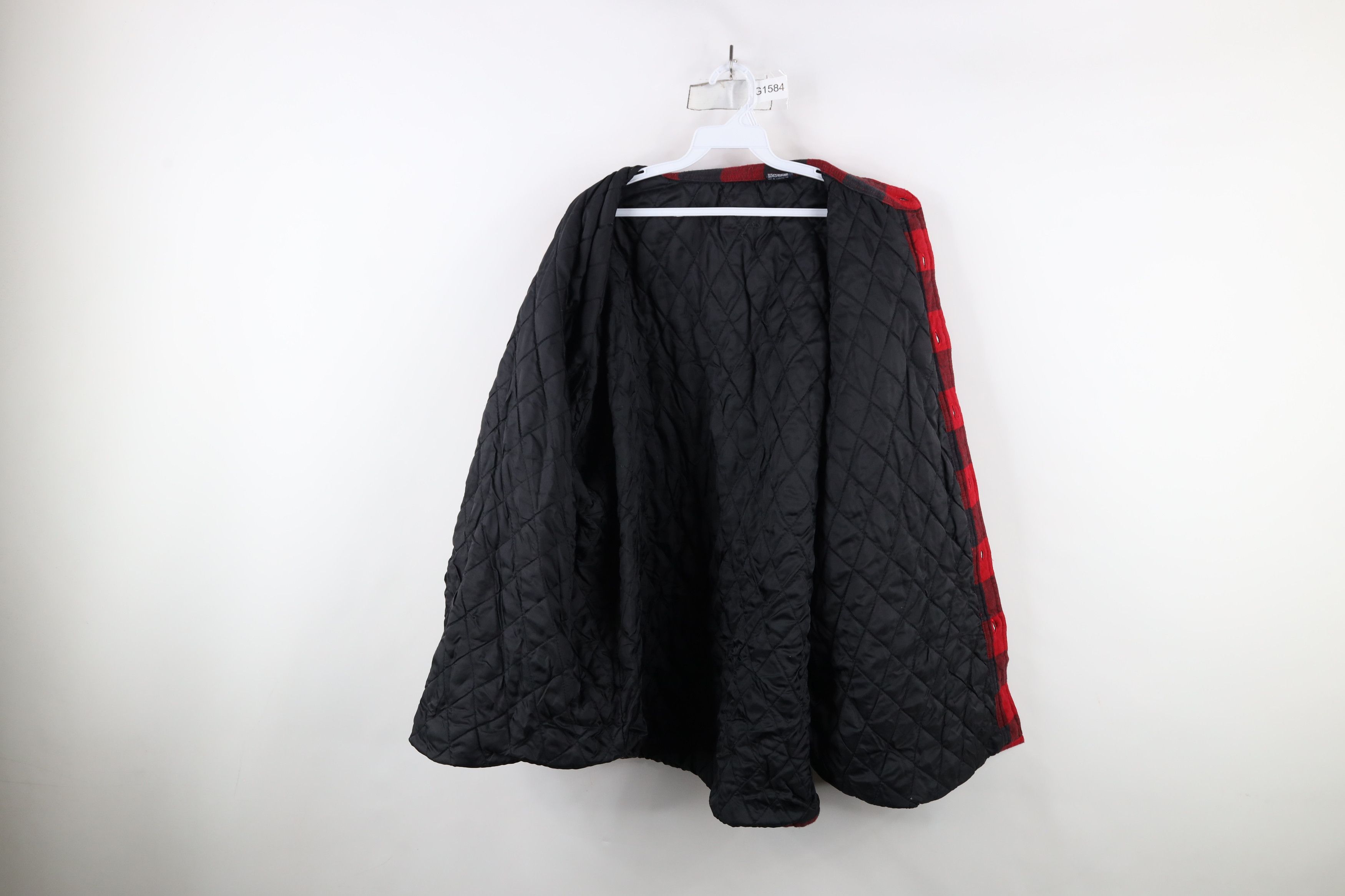 Vintage Vintage 90s Streetwear Flannel Button Shirt Jacket Plaid Size US XXL / EU 58 / 5 - 7 Thumbnail