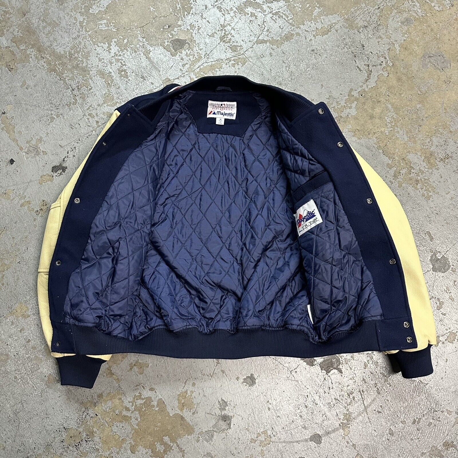 MLB × Majestic × Vintage Vintage 2000 Majestic New York Yankees MLB Varsity Jacket Size US M / EU 48-50 / 2 - 3 Thumbnail