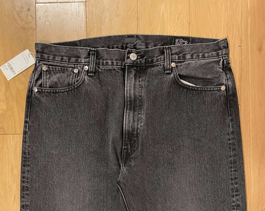 Orslow orSlow 107 Black Stone Denim Jeans Size 5 (36") Size US 36 / EU 52 - 3 Thumbnail