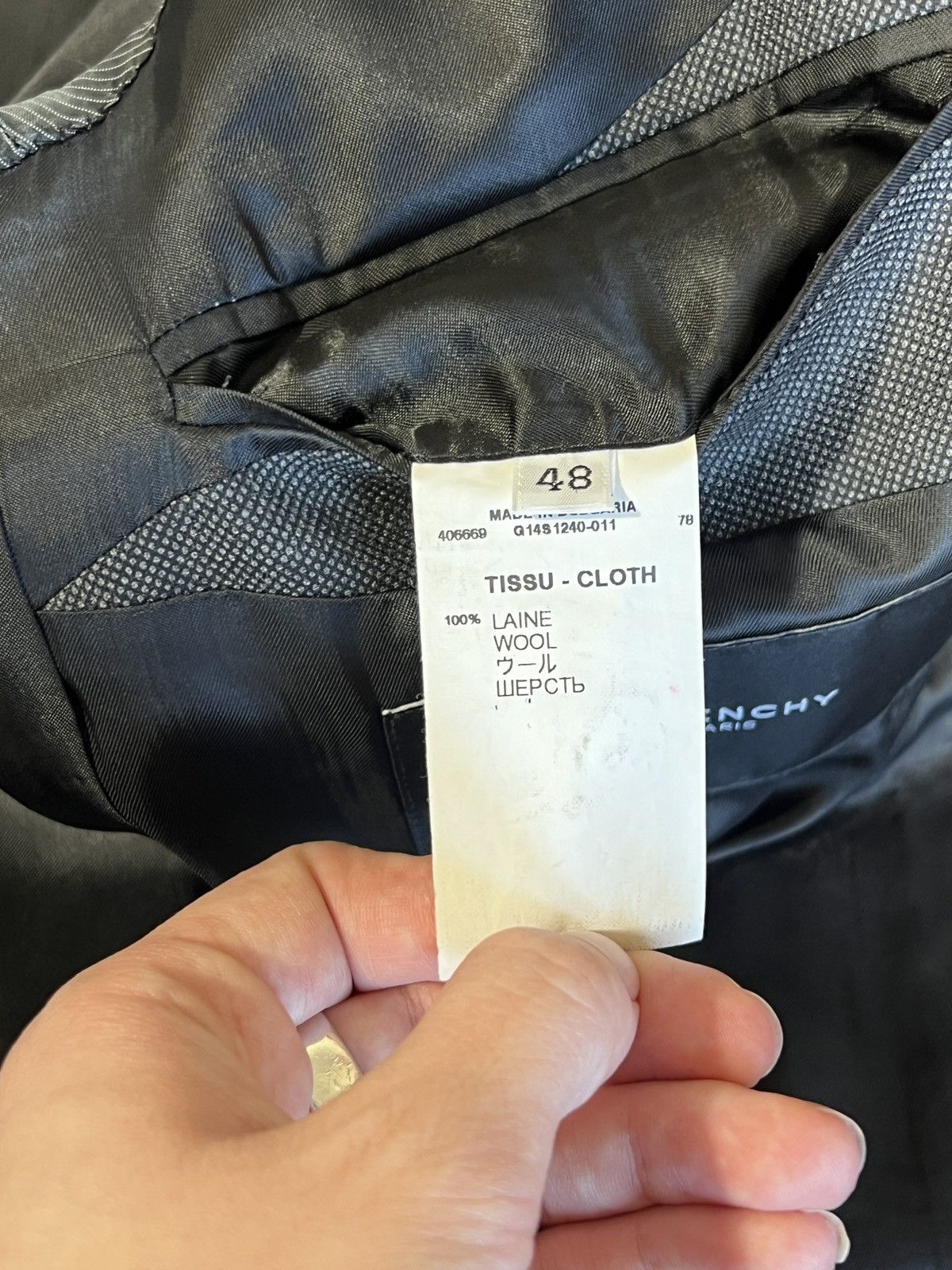 Givenchy Givenchy Two Button Single Breasted Suit Size 48R - 10 Thumbnail