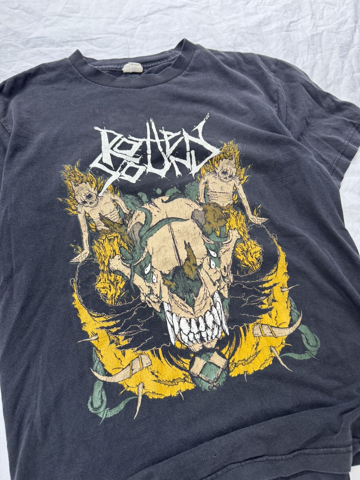 Band Tees Vintage Y2K Rotten Sound Death Metal Band Tee Size US M / EU 48-50 / 2 - 3 Thumbnail