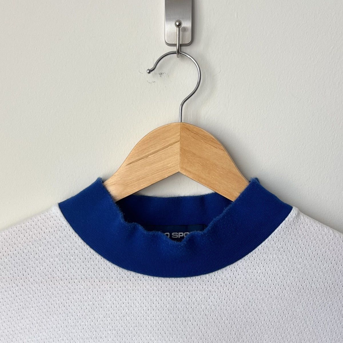 Polo Ralph Lauren Polo Sport Motocross Racing Logo Waffle Knit Mockneck Shirt Size US L / EU 52-54 / 3 - 4 Thumbnail