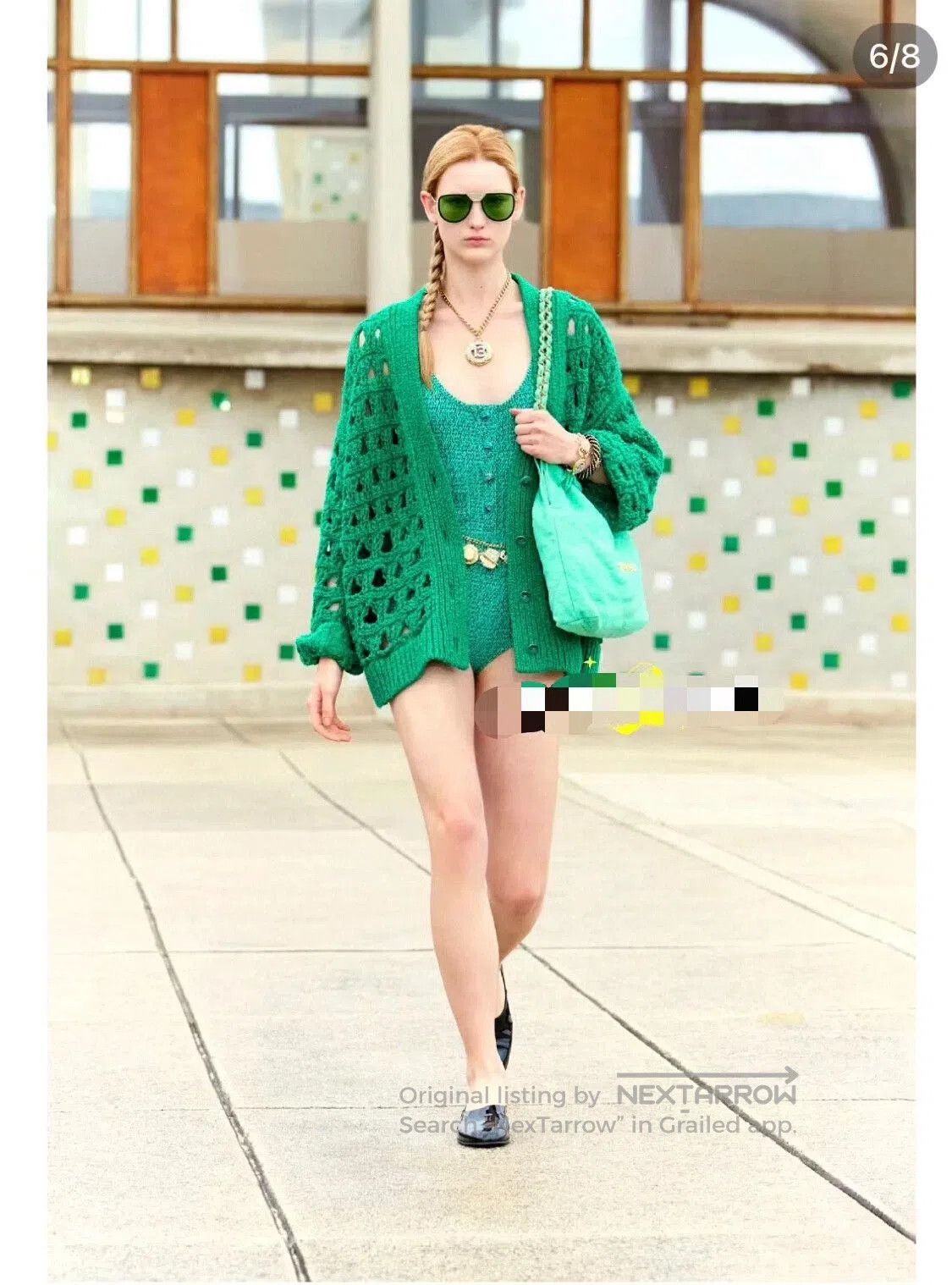 Chanel Chanel 25C Jennie Backless Swimsuit. Size S / US 4 / IT 40 - 8 Thumbnail
