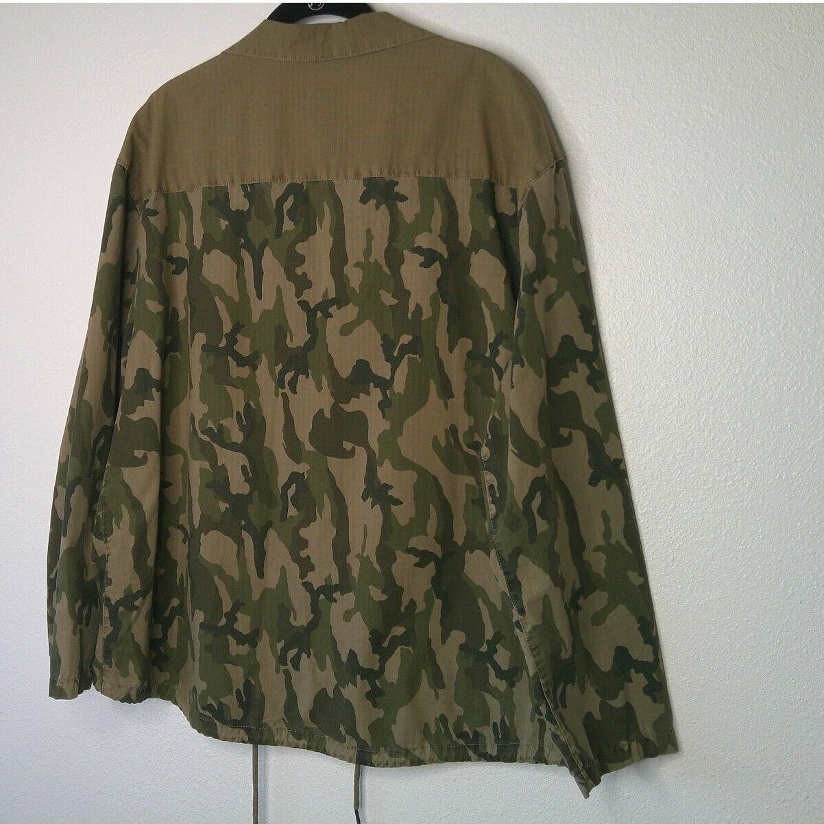 James Perse James Perse Army Green Camo Zip Long Sleeve Jacket 4 / XL Size XL / US 12-14 / IT 48-50 - 6 Thumbnail