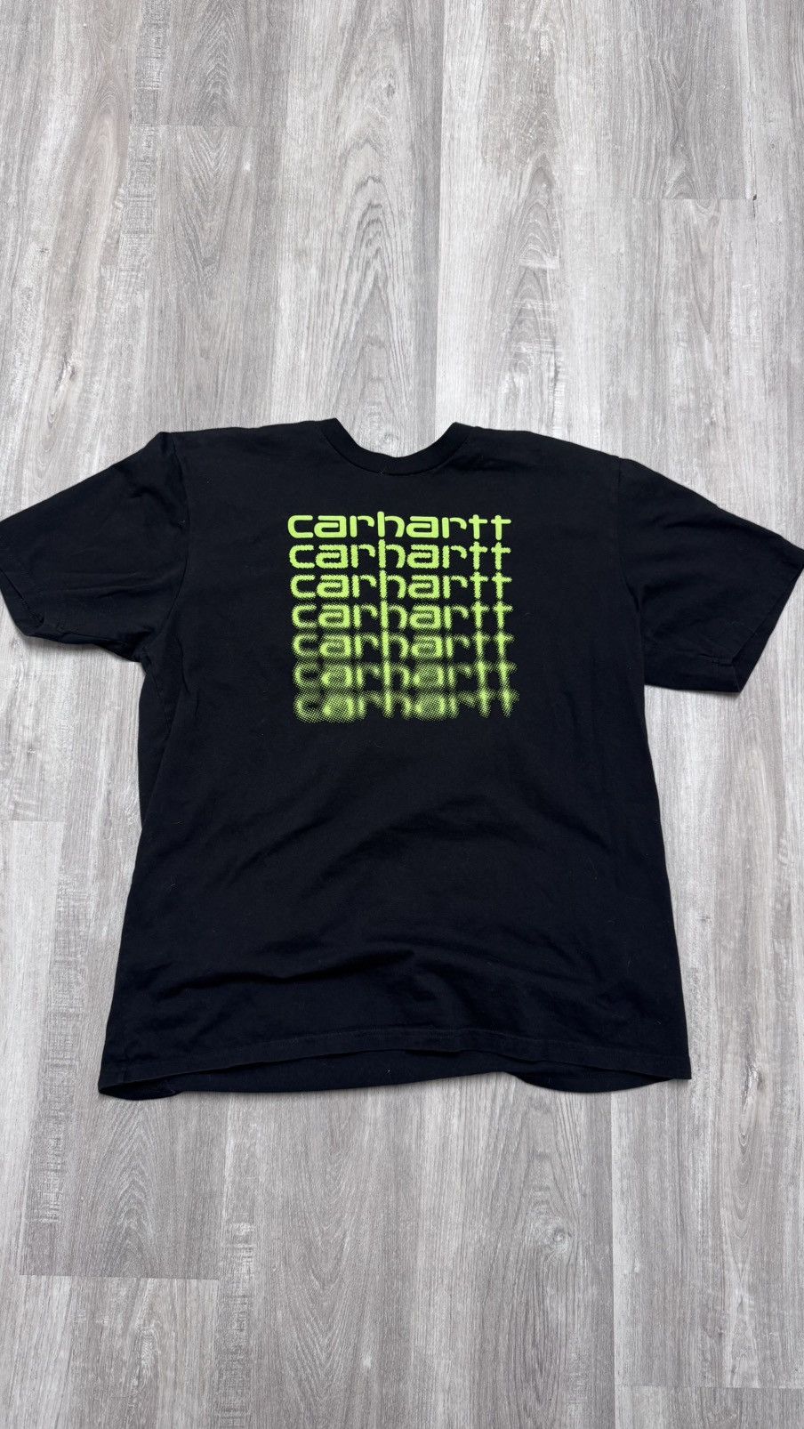 Carhartt Carhartt WIP T Shirt Black w Green Size US XL / EU 56 / 4 - 1 Thumbnail