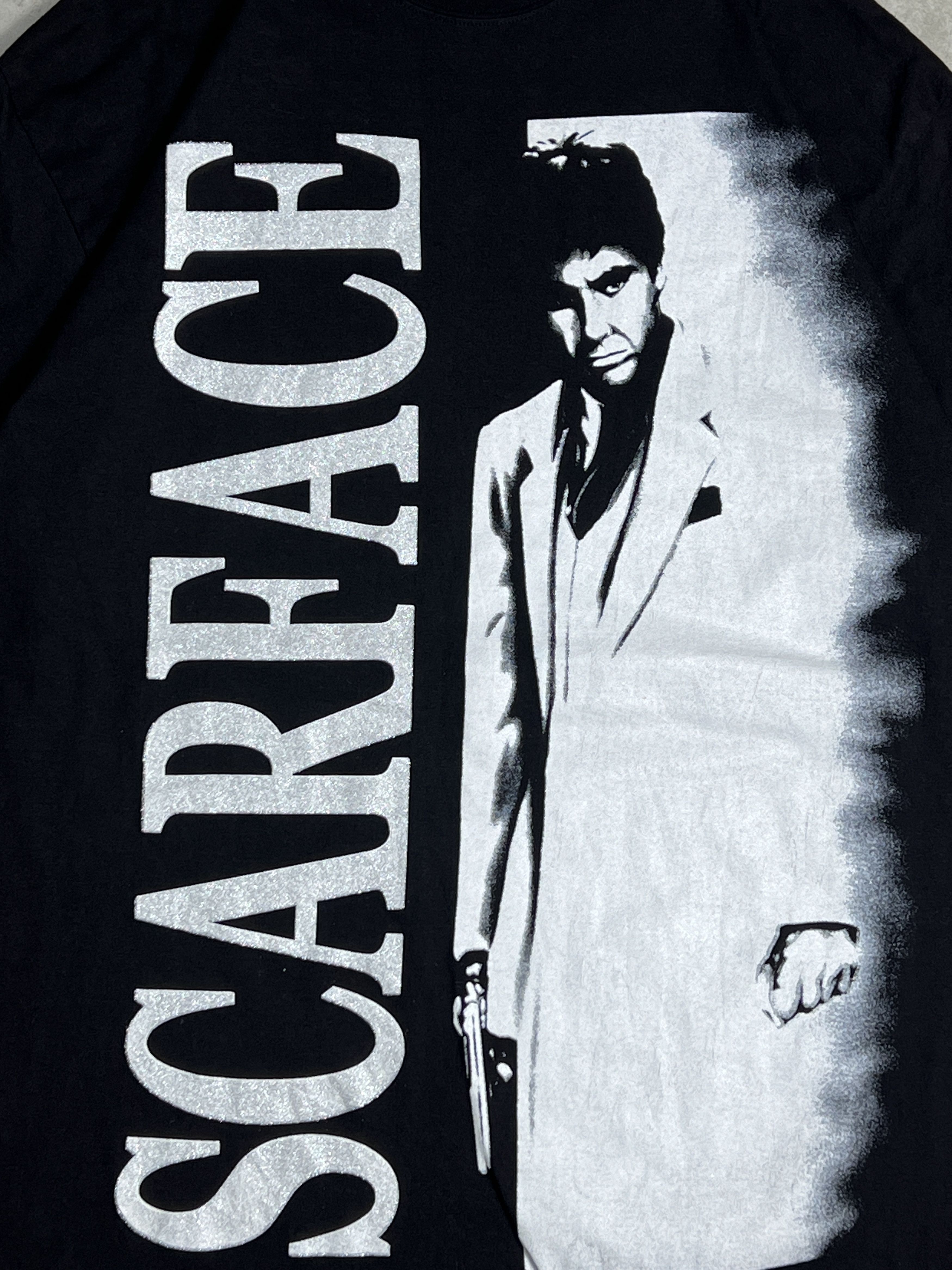 Vintage Scarface Al Pacino Movie Big Print Tee (XL) GTME285 Size US XL / EU 56 / 4 - 2 Thumbnail