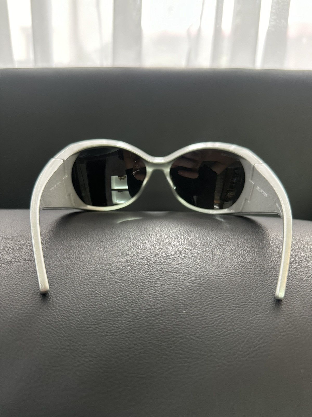 Balenciaga Balenciaga Cat Eye Mirrored Sunglasses Size ONE SIZE - 5 Thumbnail