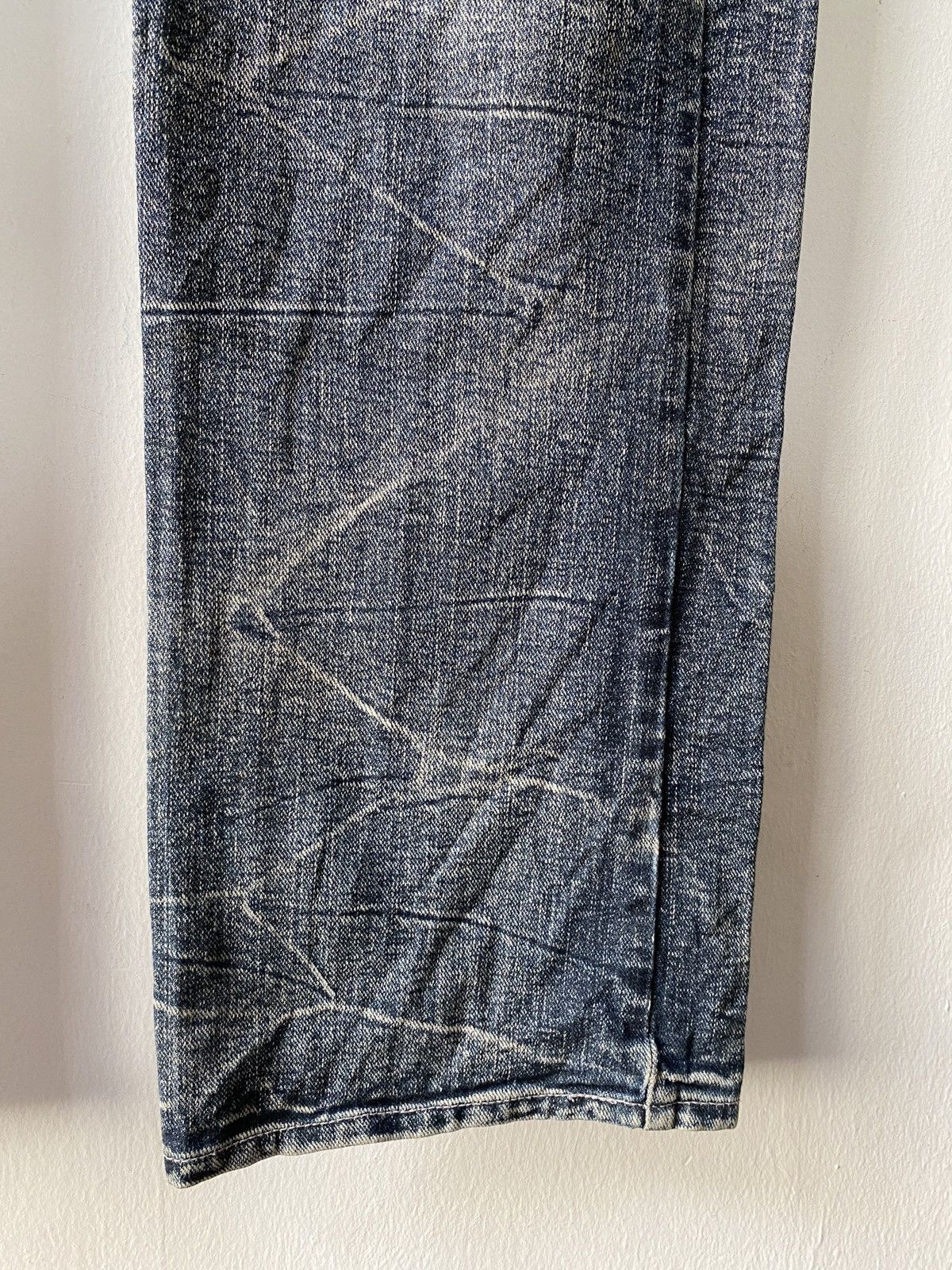 Japanese Brand Japanese Brand Root Three Skulls Design Distressed Denim Size US 32 / EU 48 - 5 Thumbnail