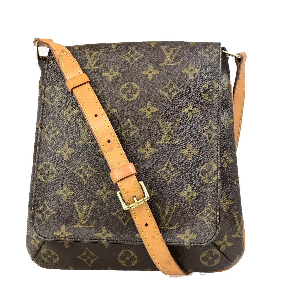 Louis Vuitton Monogram Musette Salsa Short Shoulder Bag in Brown, Women's