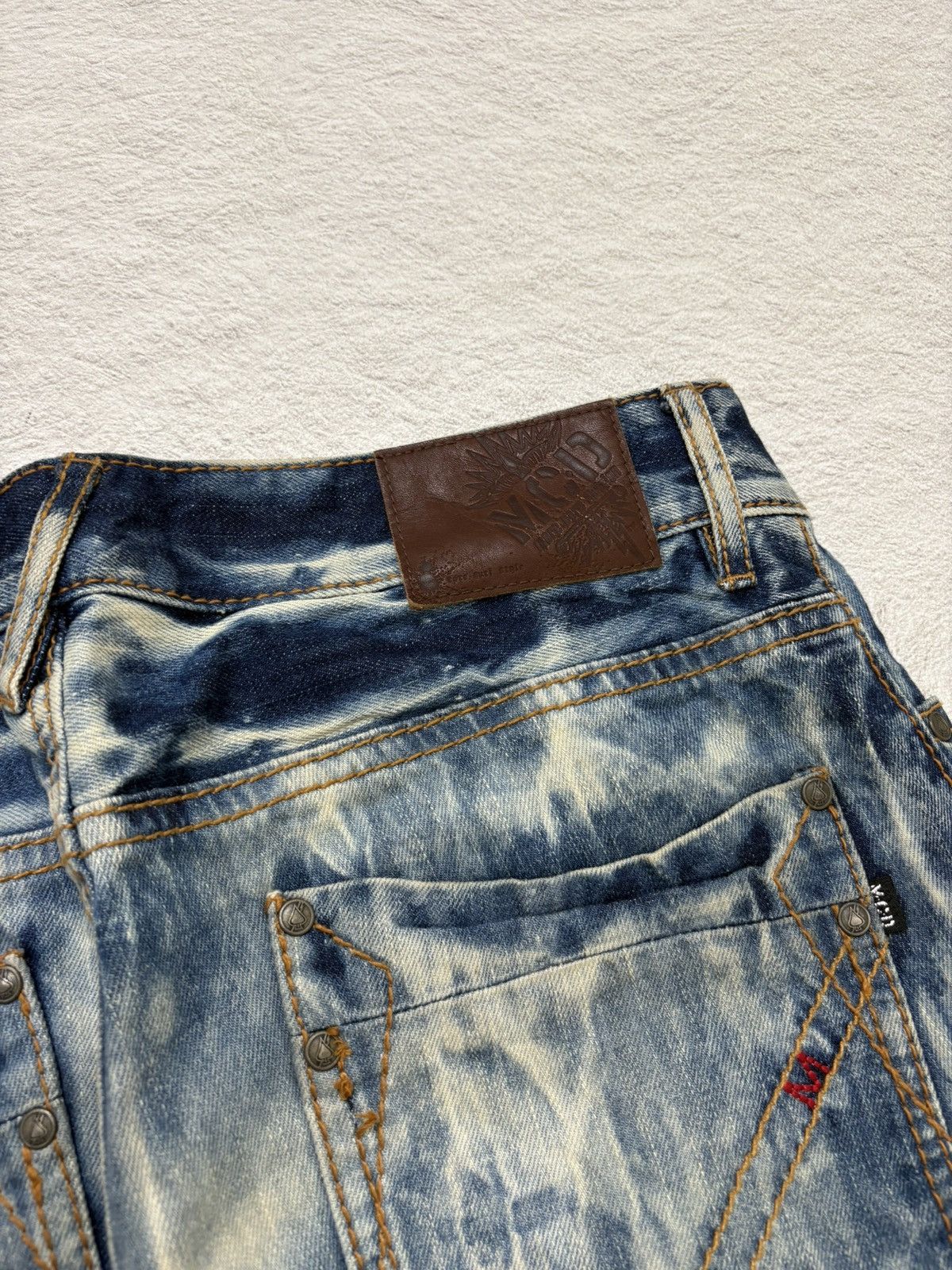 Hysteric Glamour × If Six Was Nine × Le Grande Bleu (L.G.B.) 2000s MCD Japan Bootcut acid wash denim y2k style Size US 32 / EU 48 - 10 Thumbnail