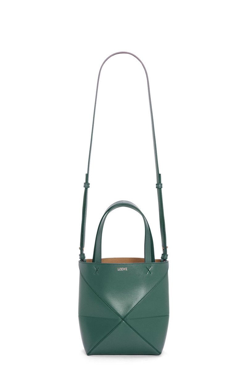 Loewe o1in1g0426 Size: OS/ Puzzle Fold Mini Tote Bag in Vetiver Size ONE SIZE - 4 Thumbnail