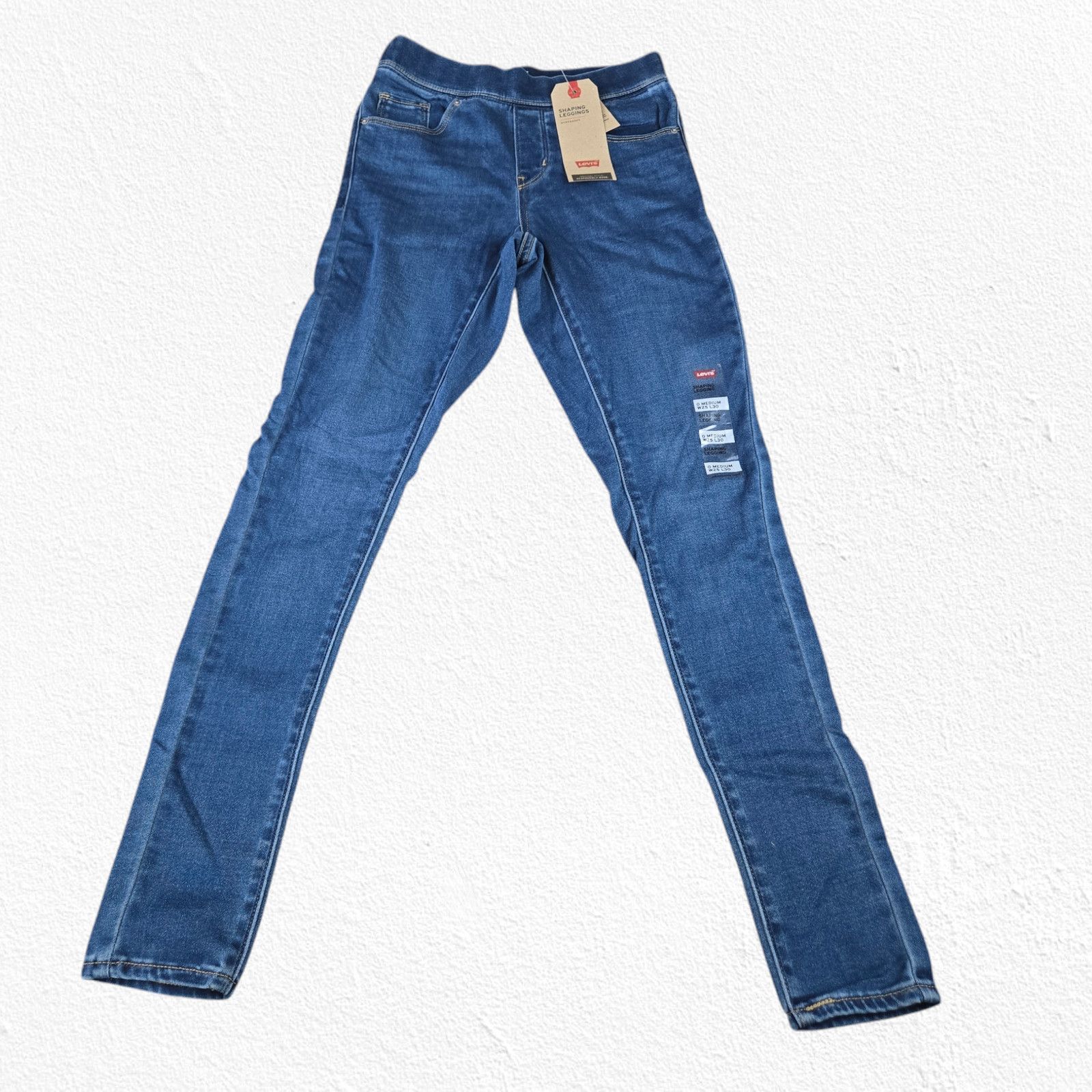 Levi's Levi's Medium Wash Mid Rise Shaping Jeggings Size 25 Size 25" / US 0 / IT 36 - 9 Thumbnail
