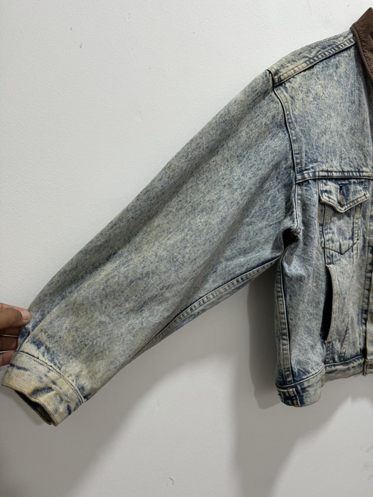 Levi's VINTAGE LEVIS ALASKA ORANGE TAB J02 ACID WASH DENIM JACKET Size US M / EU 48-50 / 2 - 8 Thumbnail