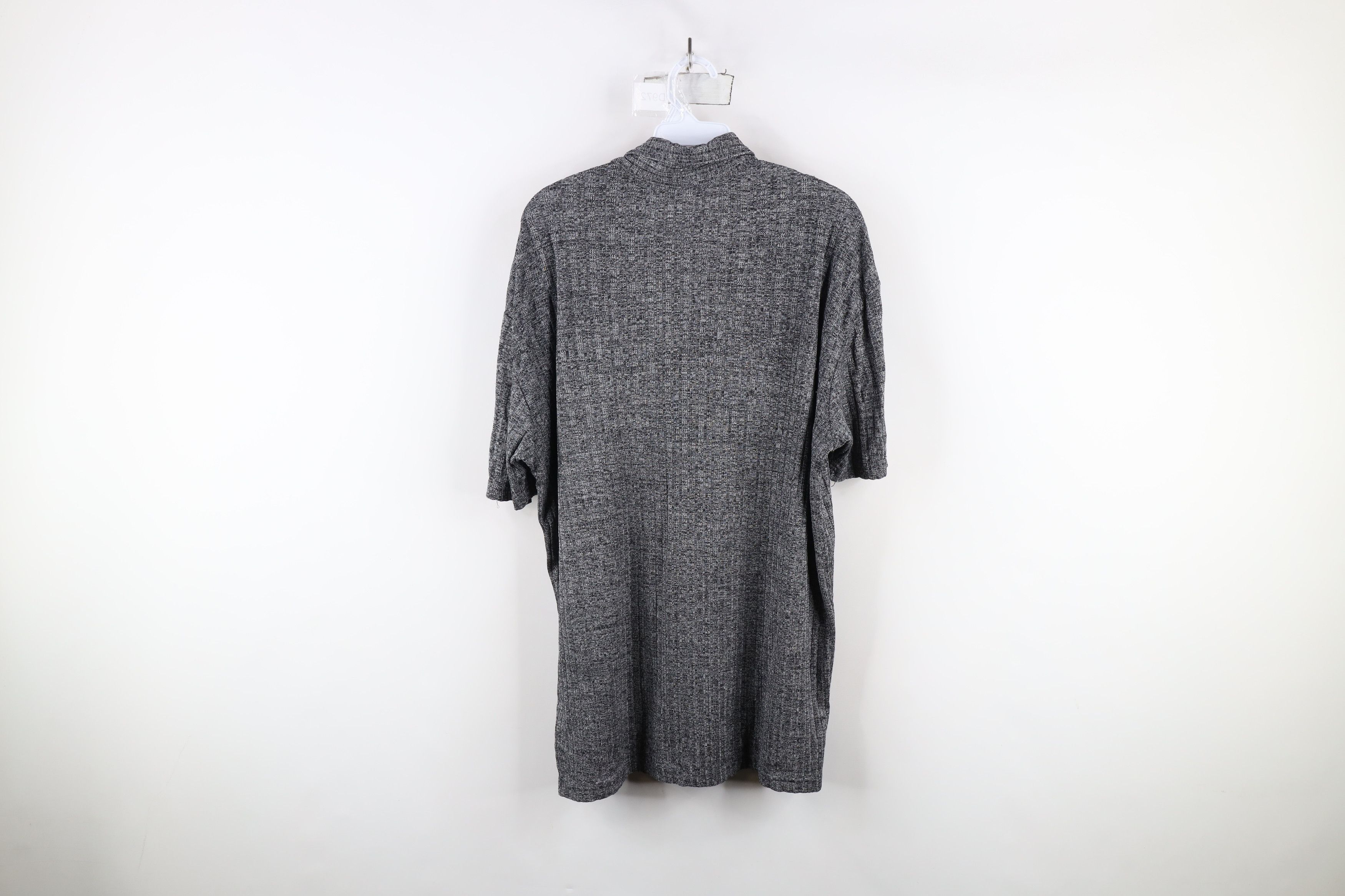 Vintage Vintage 90s Streetwear Ribbed Knit Half Zip Dance Rave Polo Size US XL / EU 56 / 4 - 8 Thumbnail