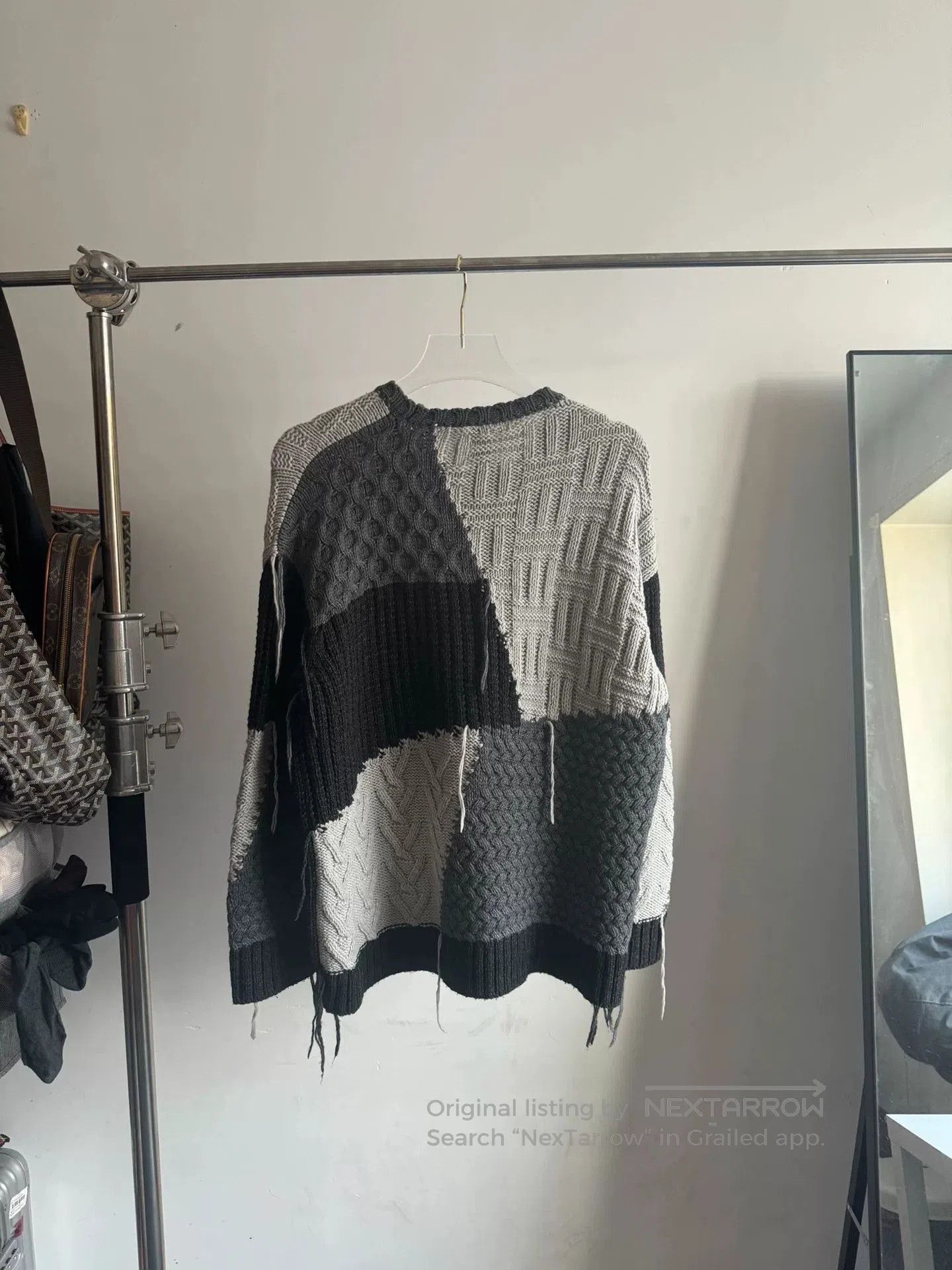 Maison MIHARA YASUHIRO Mihara Yasuhiro Patchwork Sweater Size 44. Size US S / EU 44-46 / 1 - 2 Thumbnail