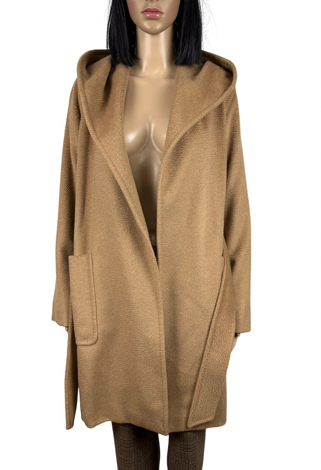 Max Mara Max Mara Coat Rialto Belted Hooded Camel Size S / US 4 / IT 40 - 9 Thumbnail