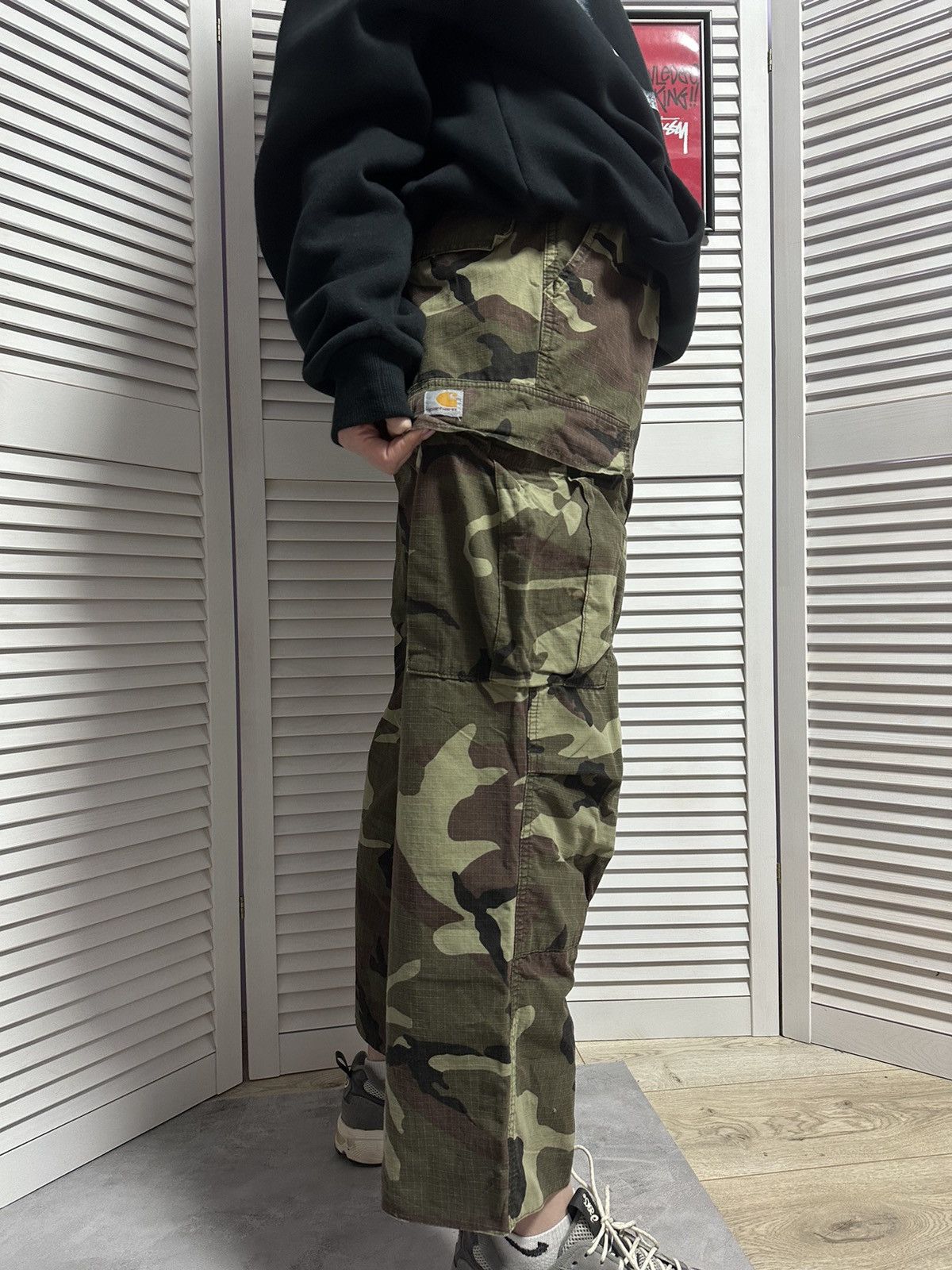 Carhartt Vintage Carhartt Realtree Camo Carpenter Pants Grunge Skater Size US 32 / EU 48 - 3 Thumbnail