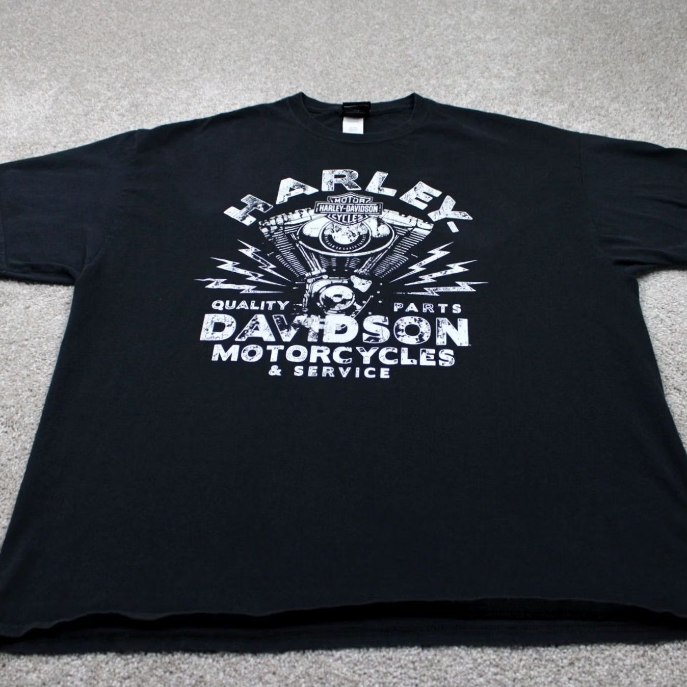 Harley Davidson Harley-Davidson Belize Shirt Mens 2XL Black Graphic Cotton S/S Double Sided T-Shirt Size US XXL / EU 58 / 5 - 2 Thumbnail
