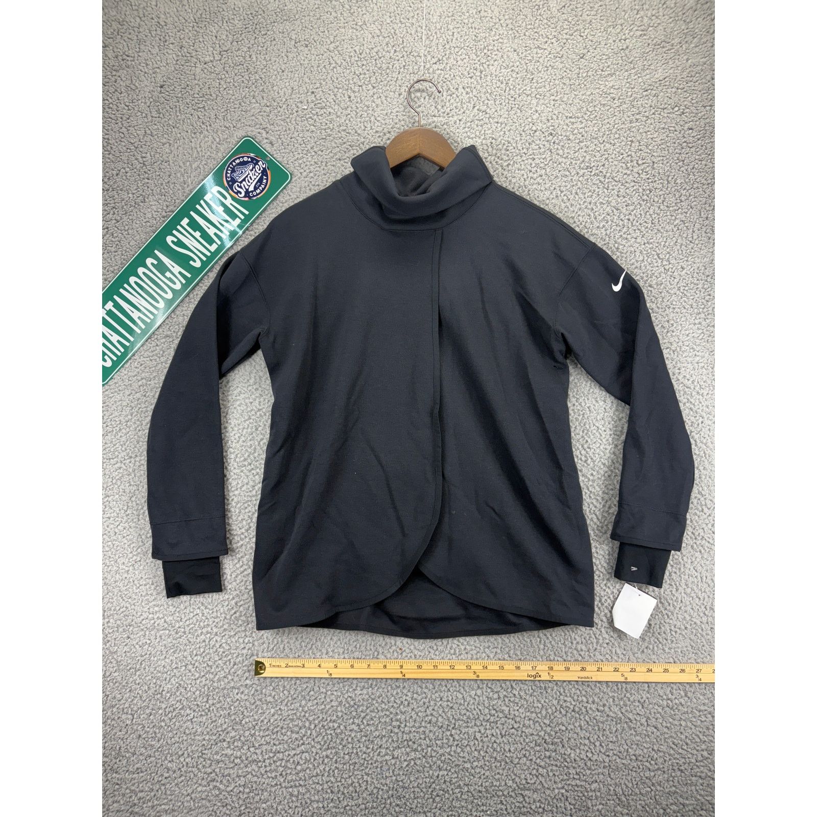 Nike Nike Maternity Sweatshirt Womens Extra Small Black Pregnancy Size XS / US 0-2 / IT 36-38 - 1 Thumbnail
